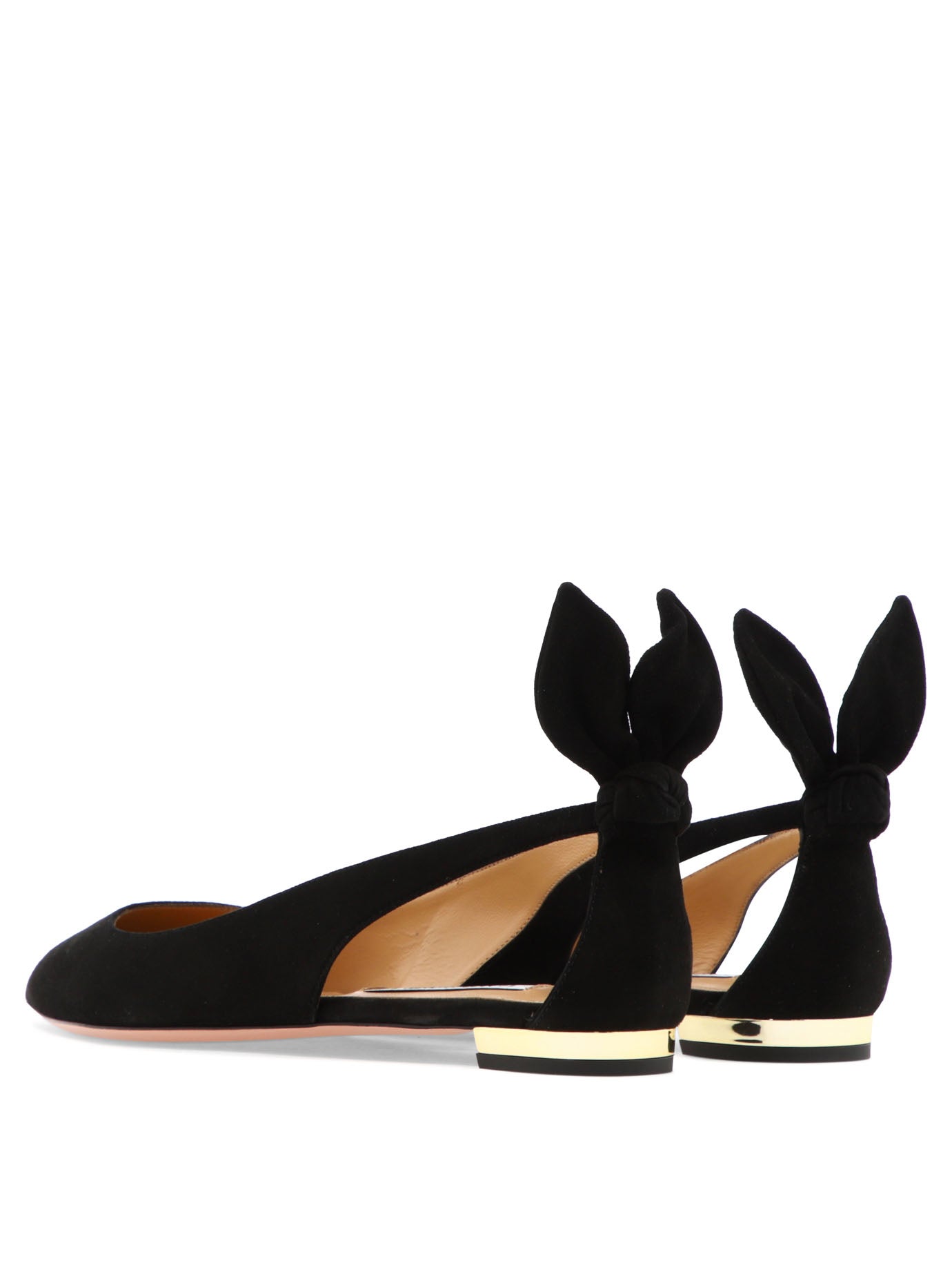 Aquazzura Bow Tie Ballet Classic Ballet Flats