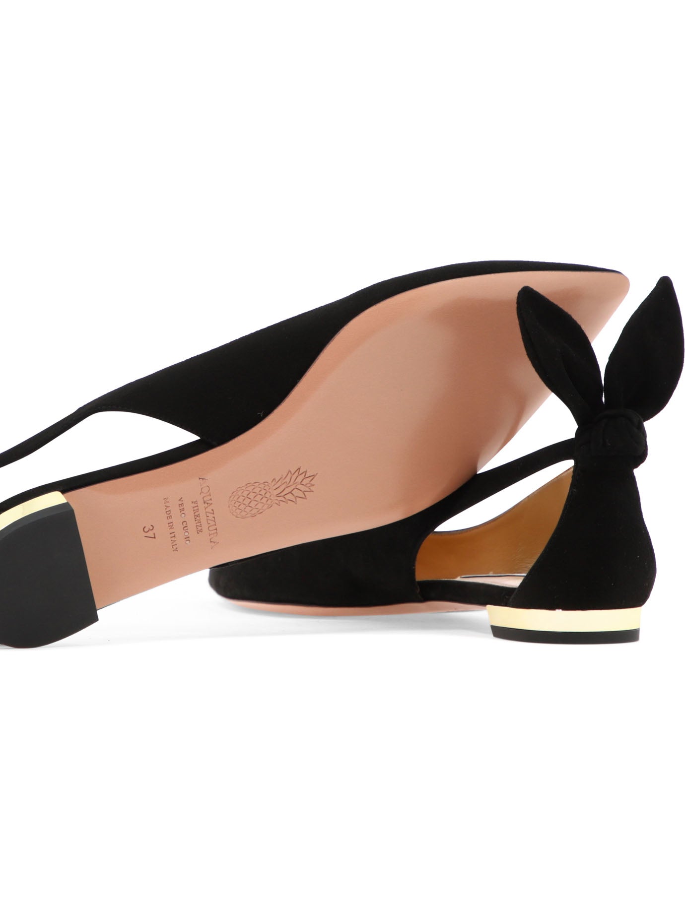 Aquazzura Bow Tie Ballet Classic Ballet Flats