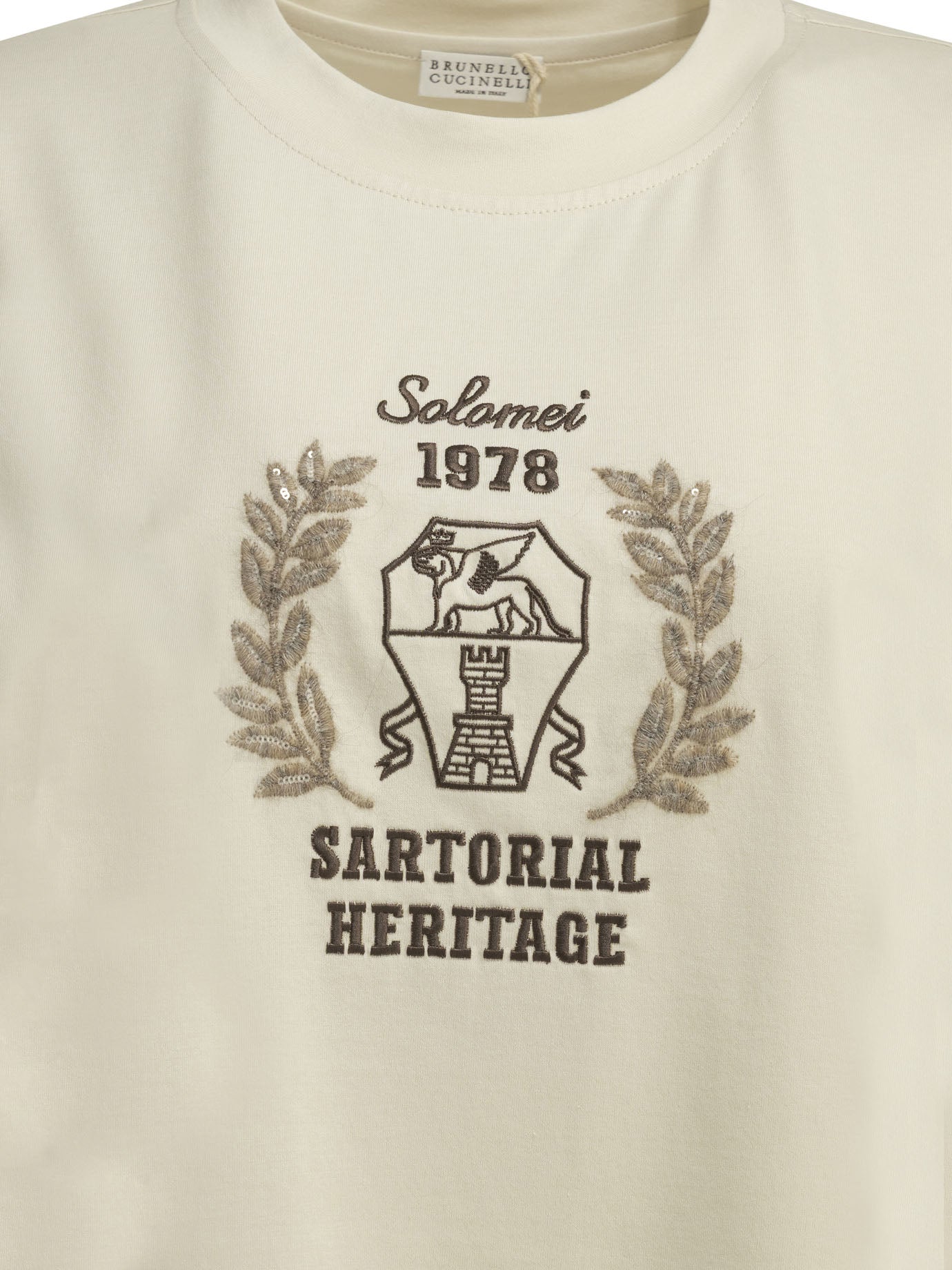 Brunello Cucinelli Crew-Neck T-Shirt With Logo