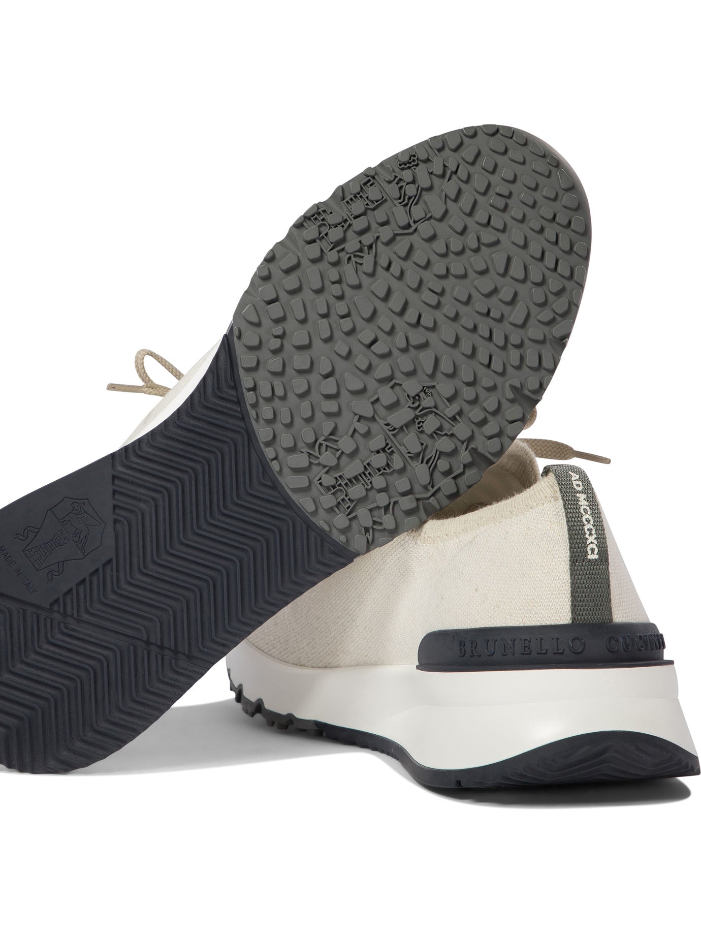 Brunello Cucinelli Low-Top Cotton Knit Sneakers