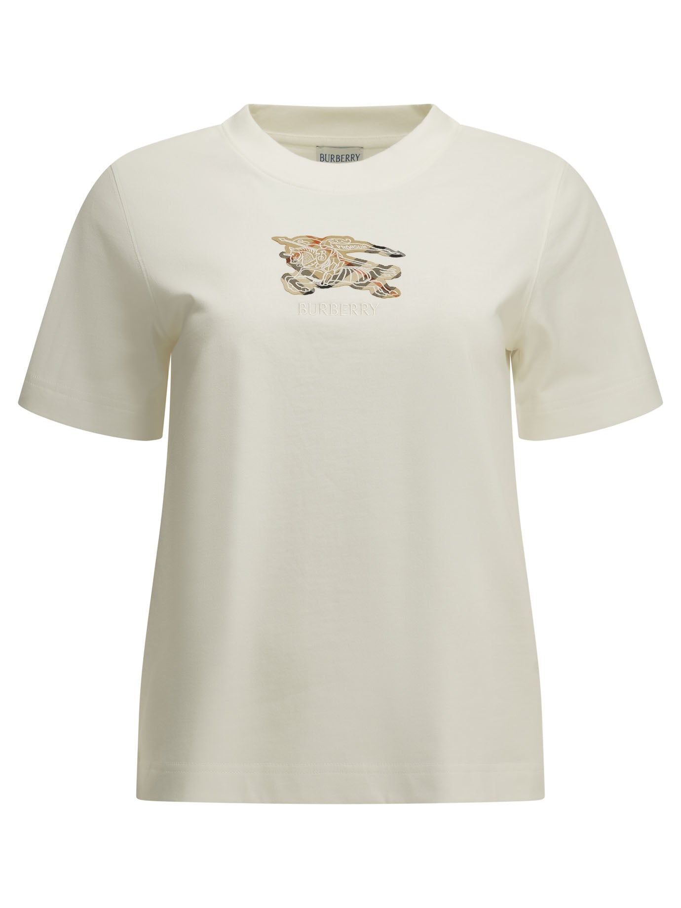 Burberry Knight Check Crew-Neck T-Shirt
