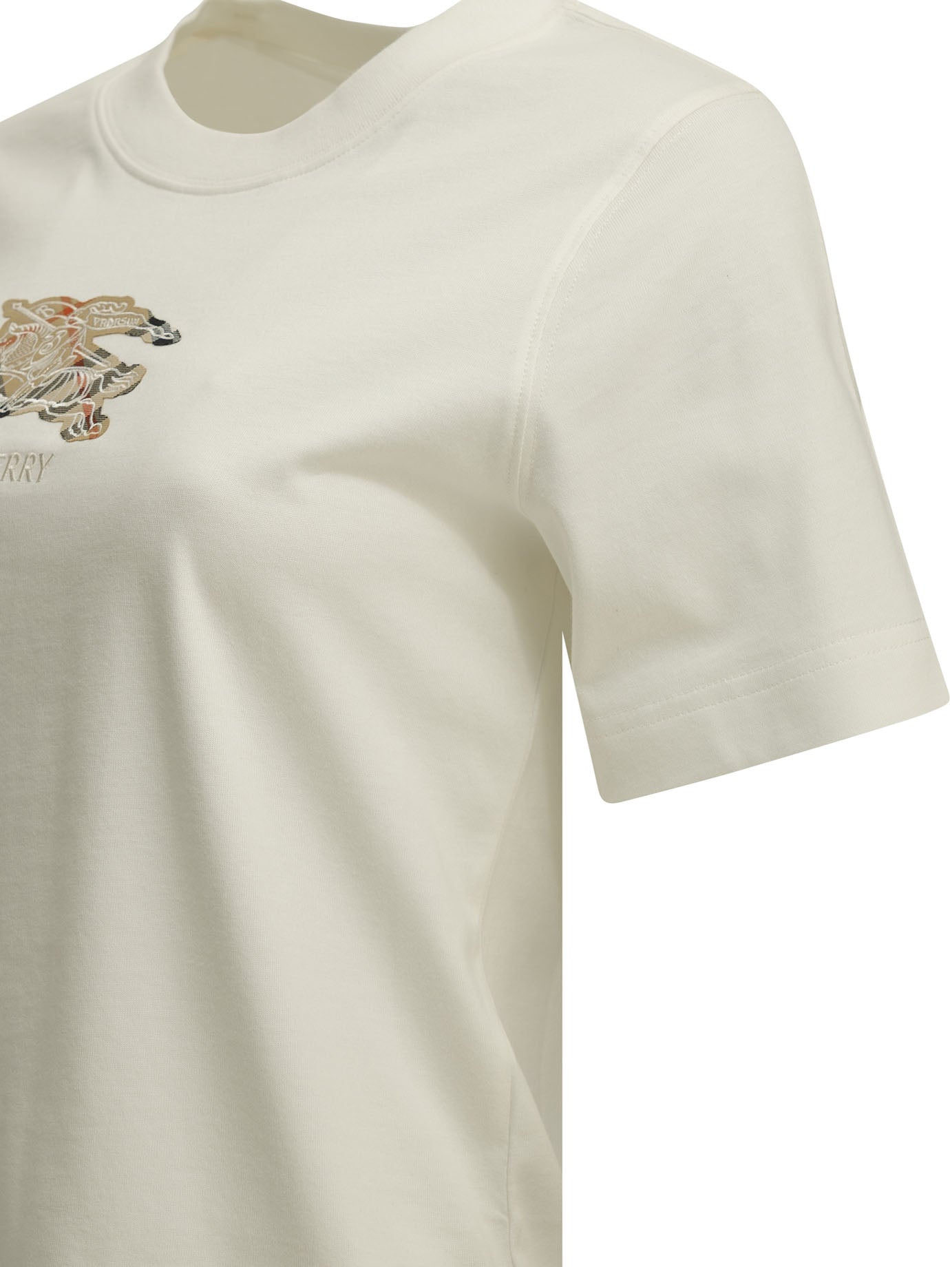 Burberry Knight Check Crew-Neck T-Shirt