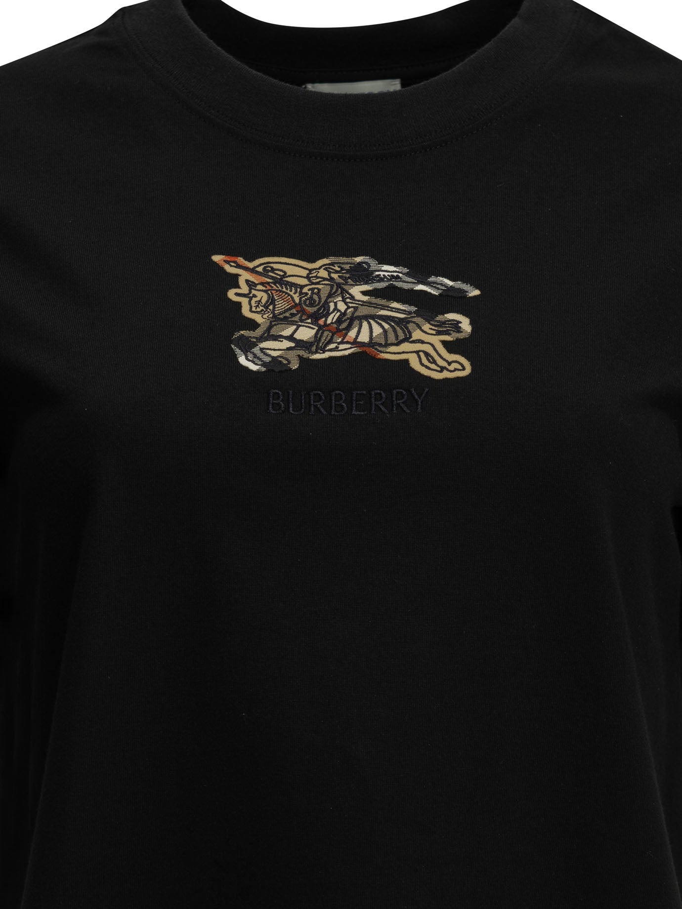 Burberry Knight Check Crew-Neck T-Shirt