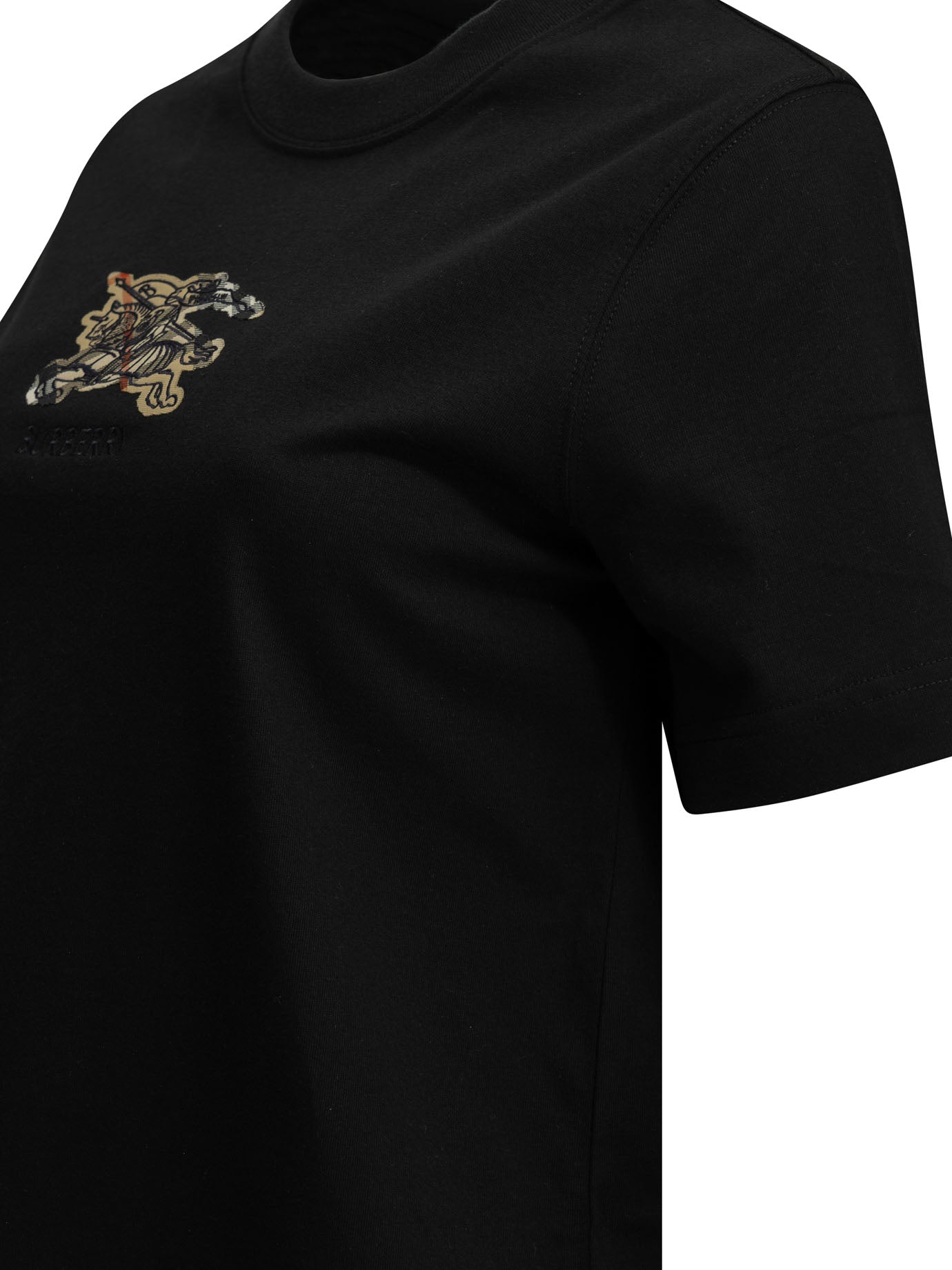 Burberry Knight Check Crew-Neck T-Shirt