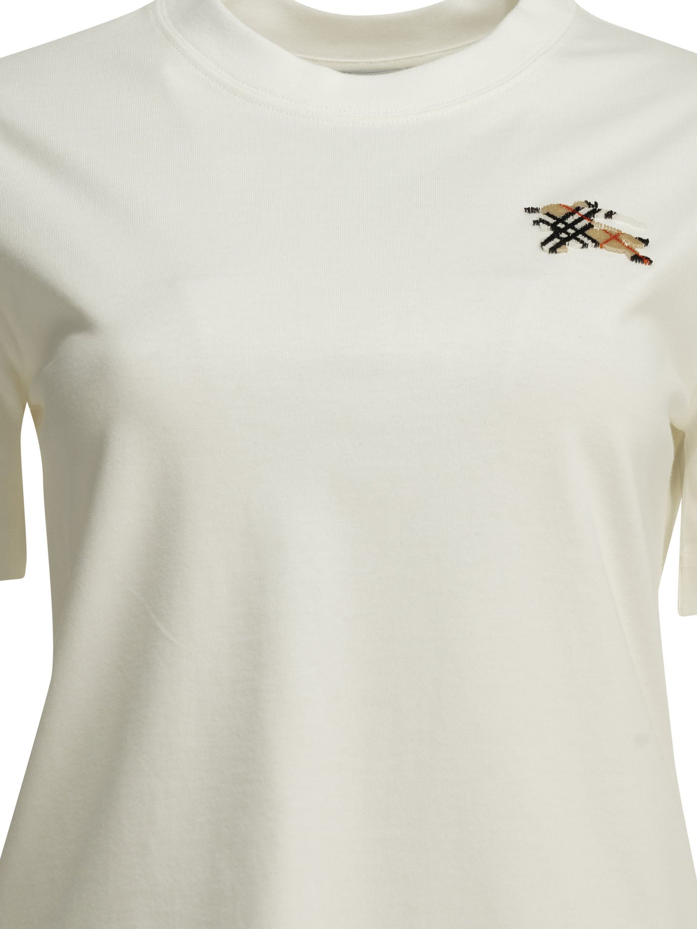 Burberry Knight Check Crew-Neck T-Shirt
