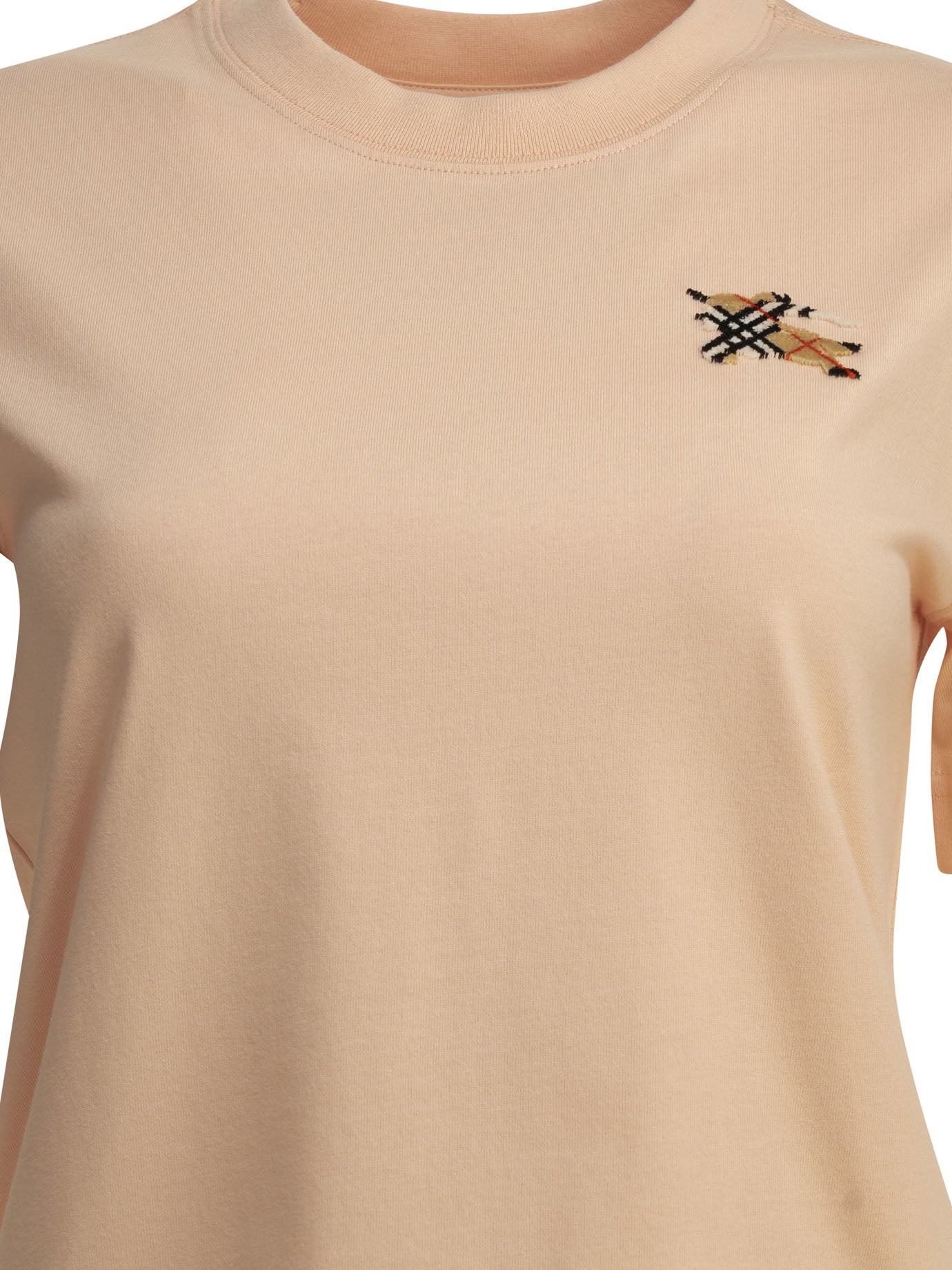 Burberry Knight Check Crew-Neck T-Shirt