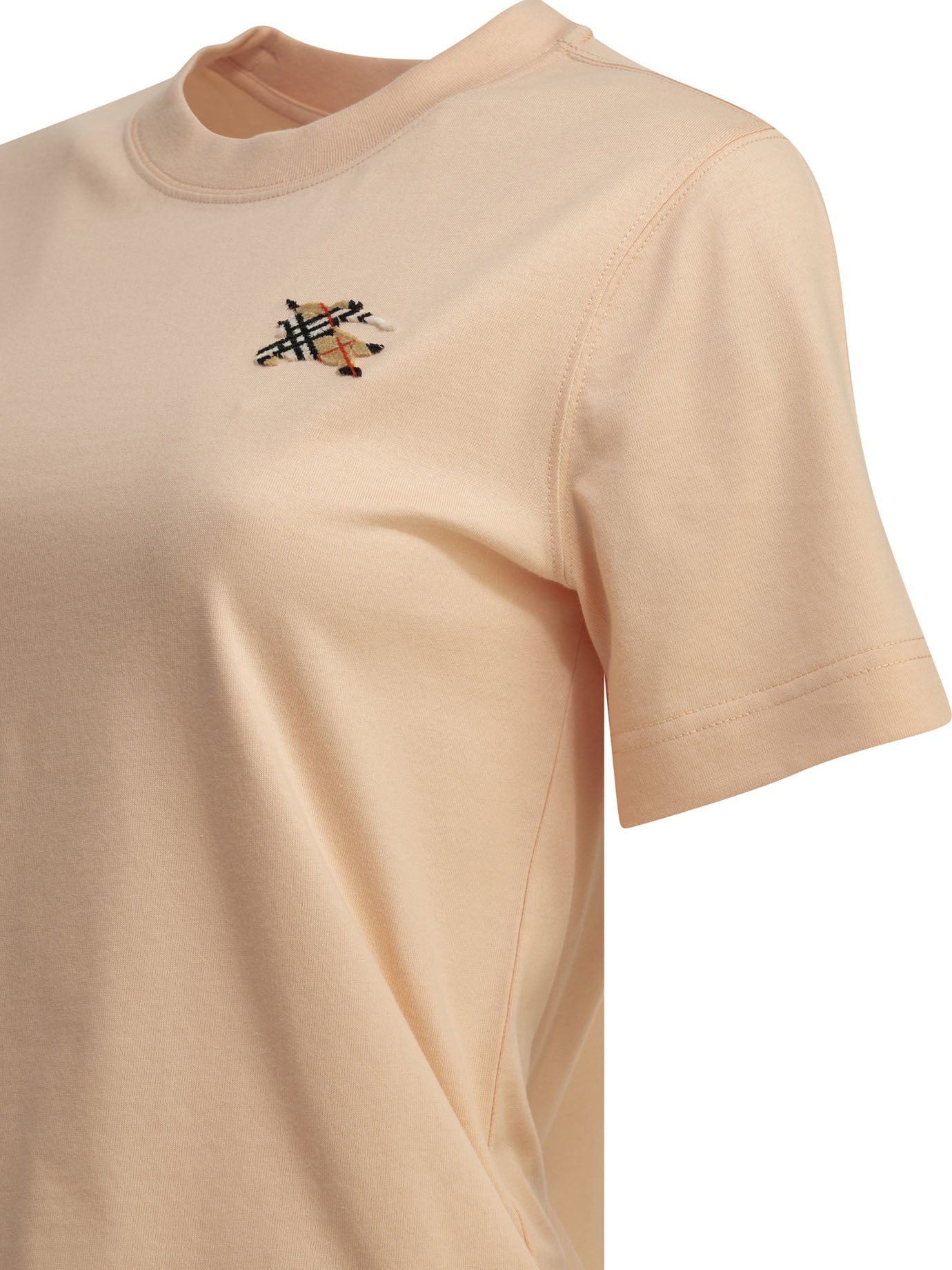 Burberry Knight Check Crew-Neck T-Shirt