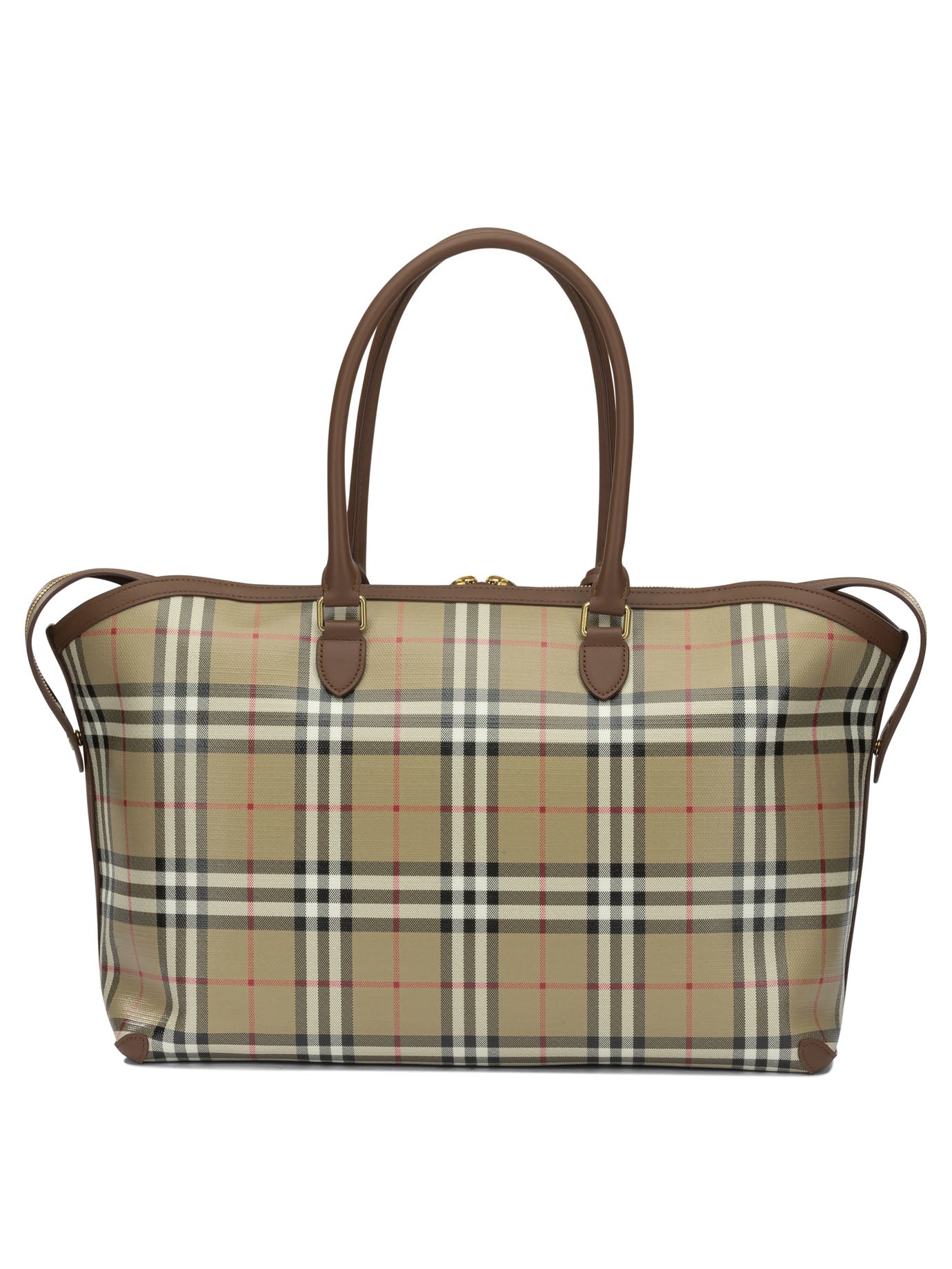 Burberry Check Large Shoulder Bag