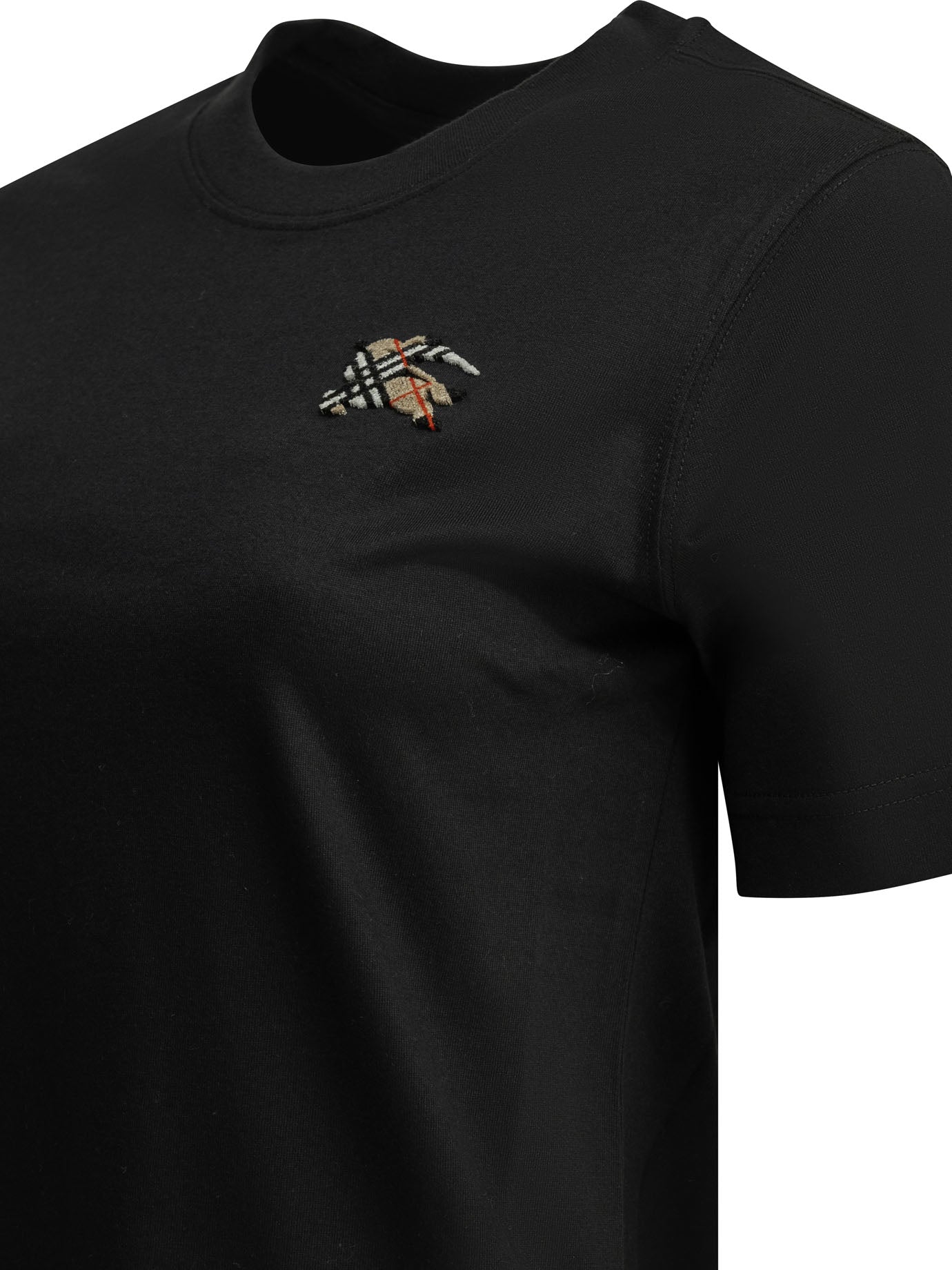 Burberry Knight Check Crewneck T-Shirt