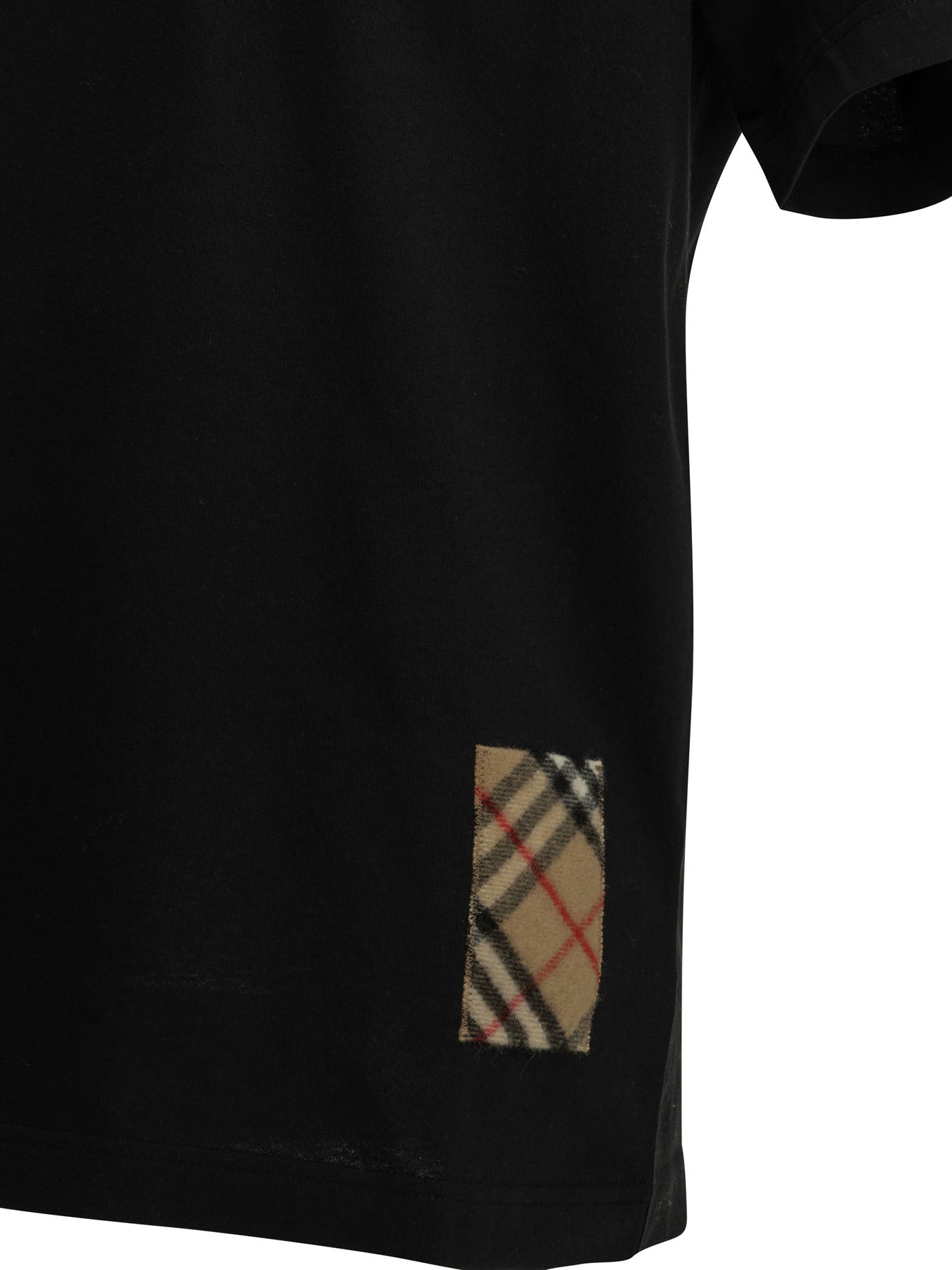 Burberry Crewneck T-Shirt With Appliqué