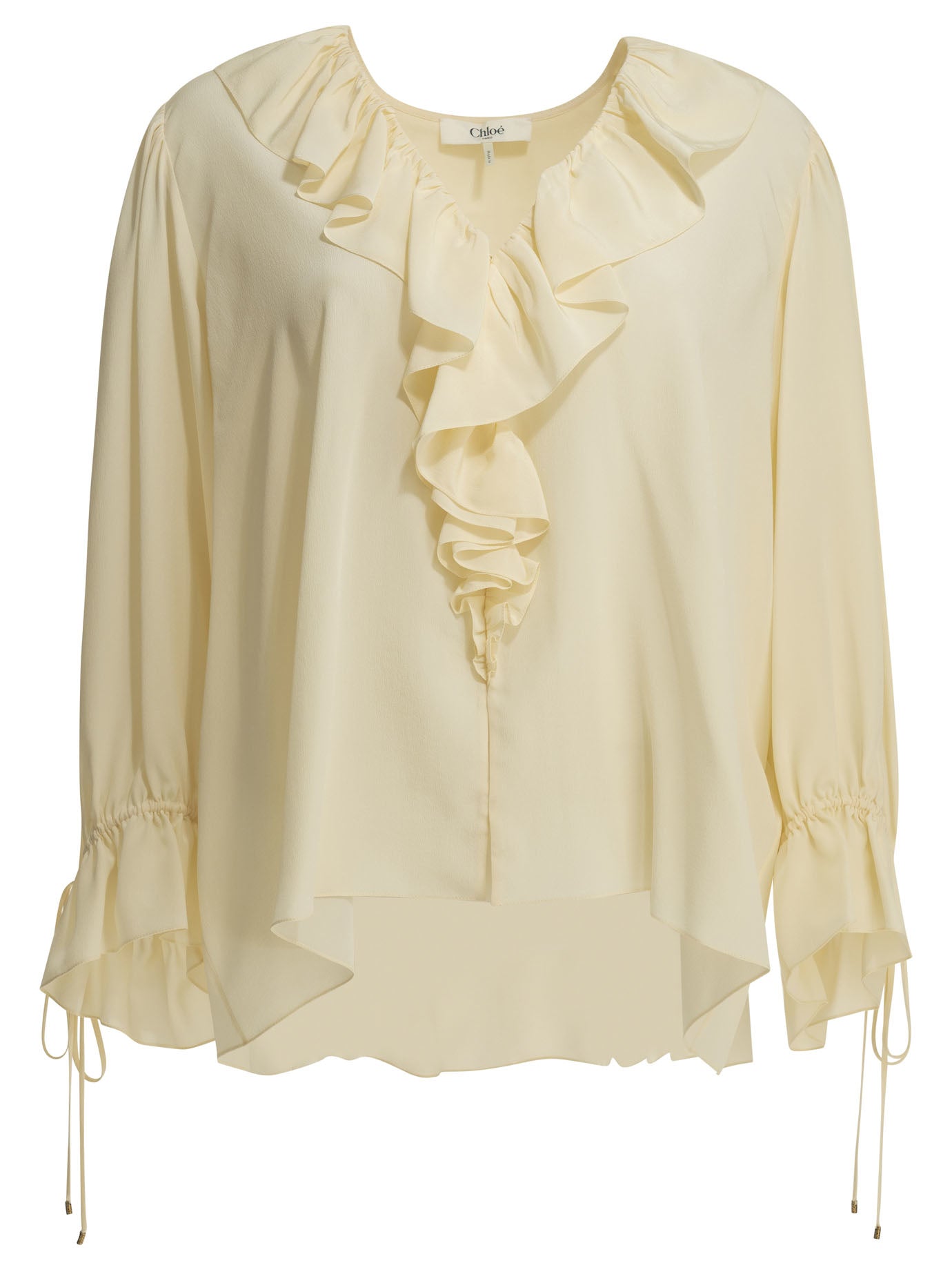 Chloé Silk Blouse With Ruffles