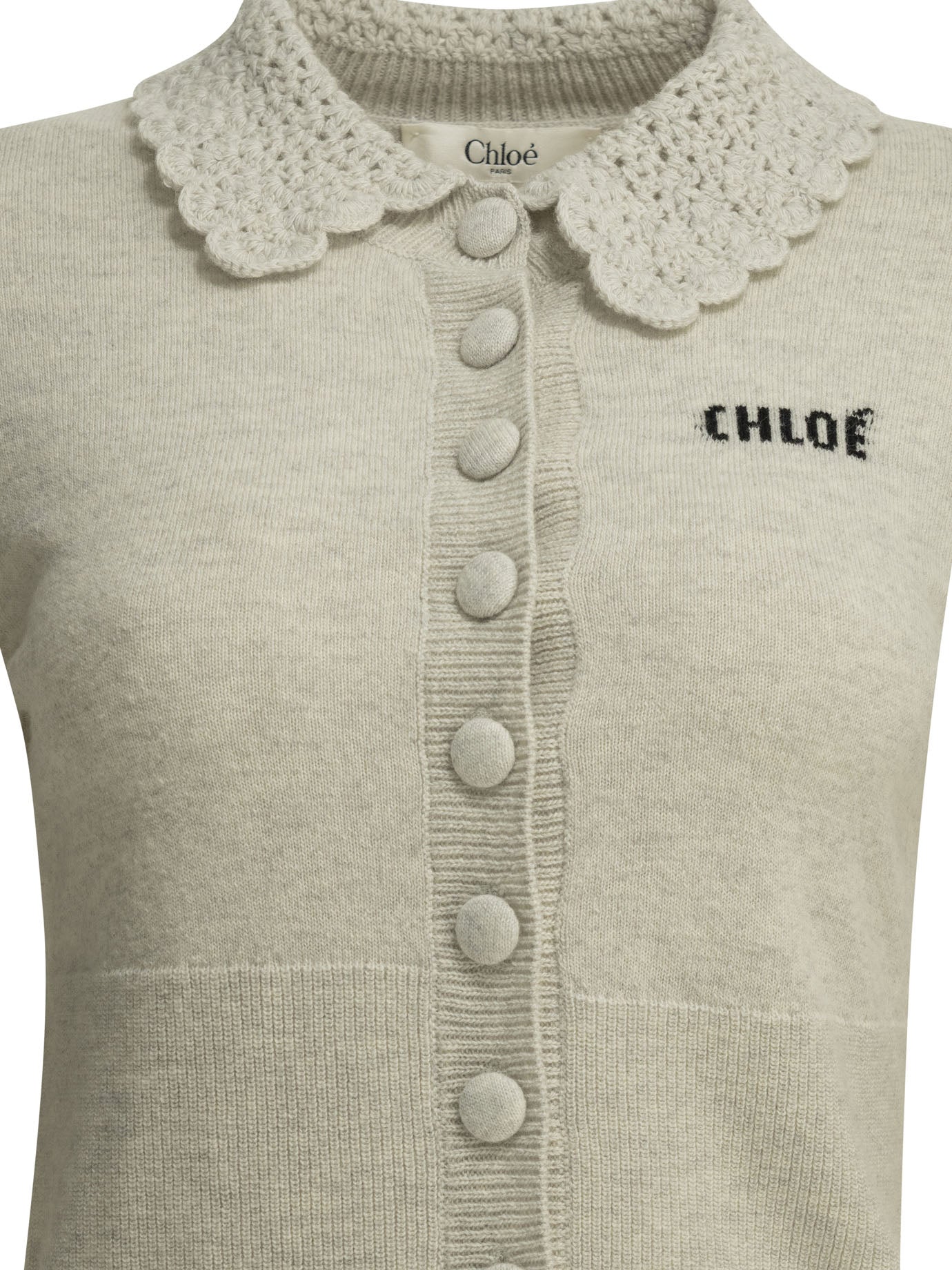 Chloé Polo Sweater With Logo