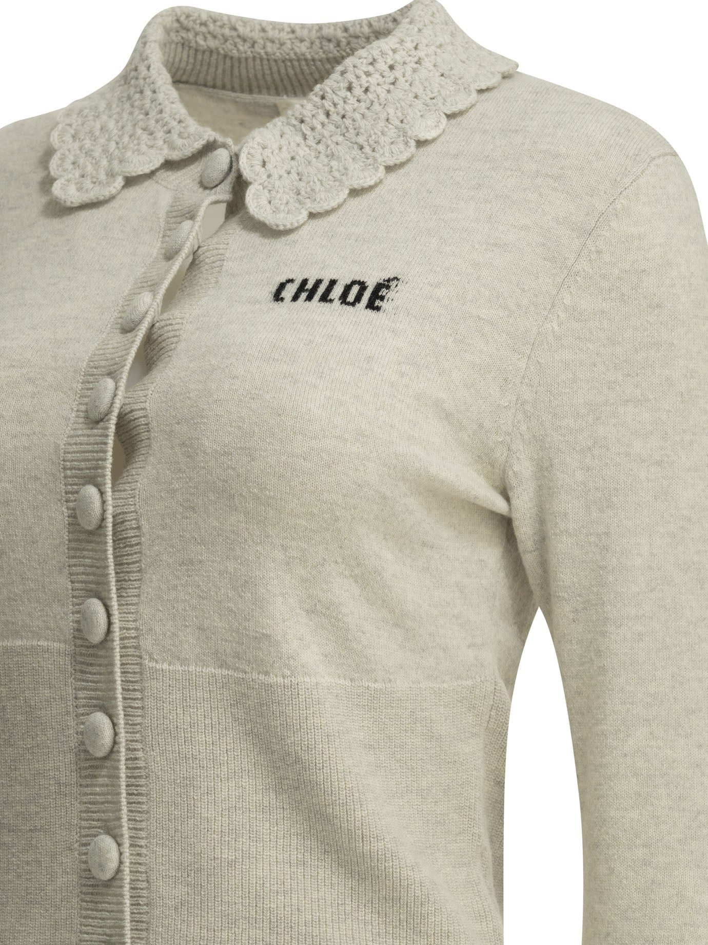 Chloé Polo Sweater With Logo