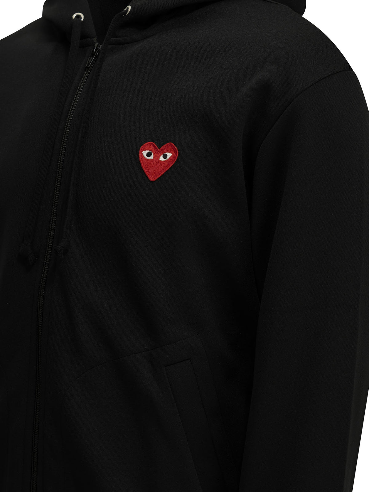 Comme Des Garçons Play Red Heart Hoodie