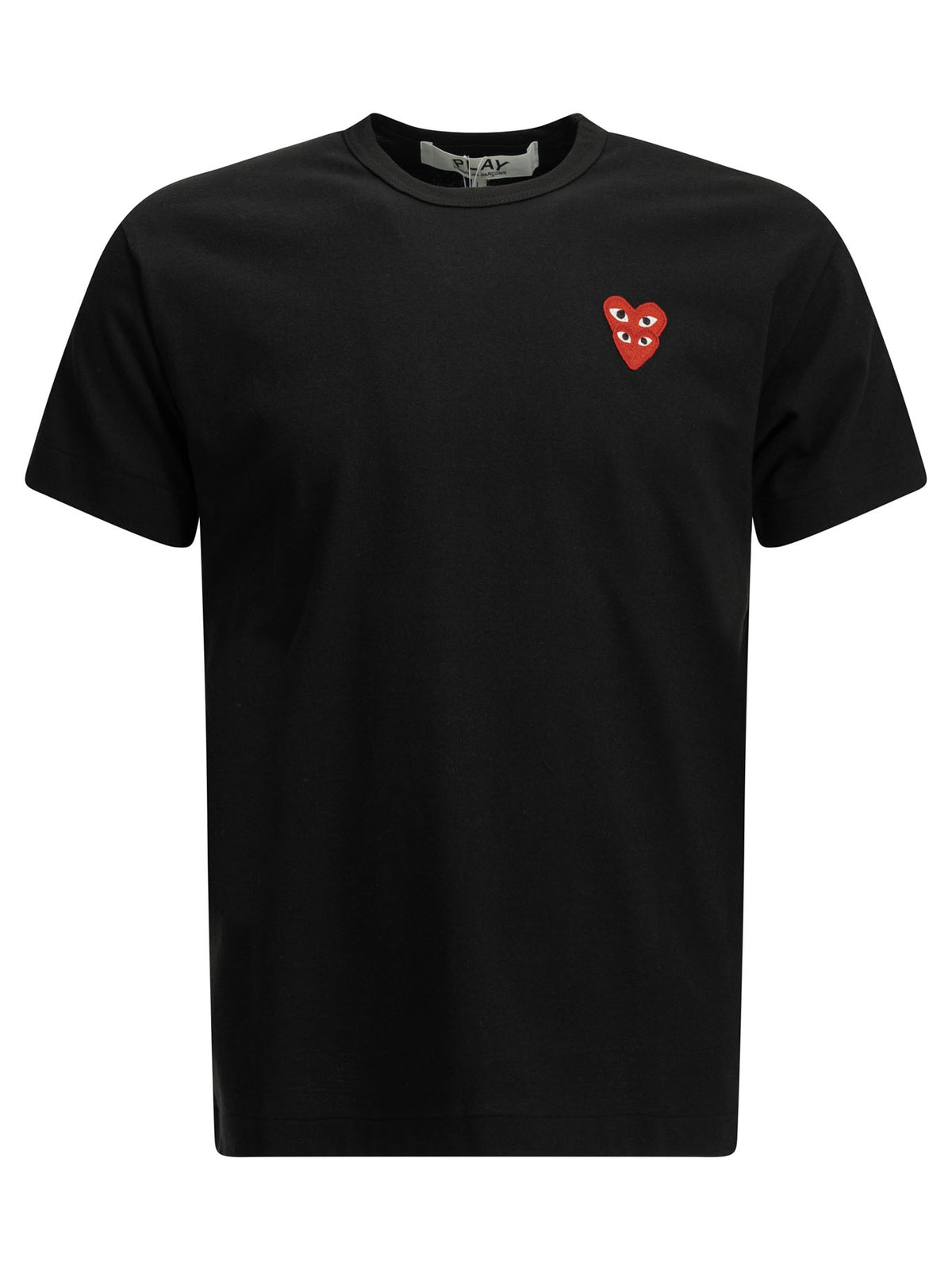 Comme Des Garçons Play Double Heart Crew-Neck T-Shirt