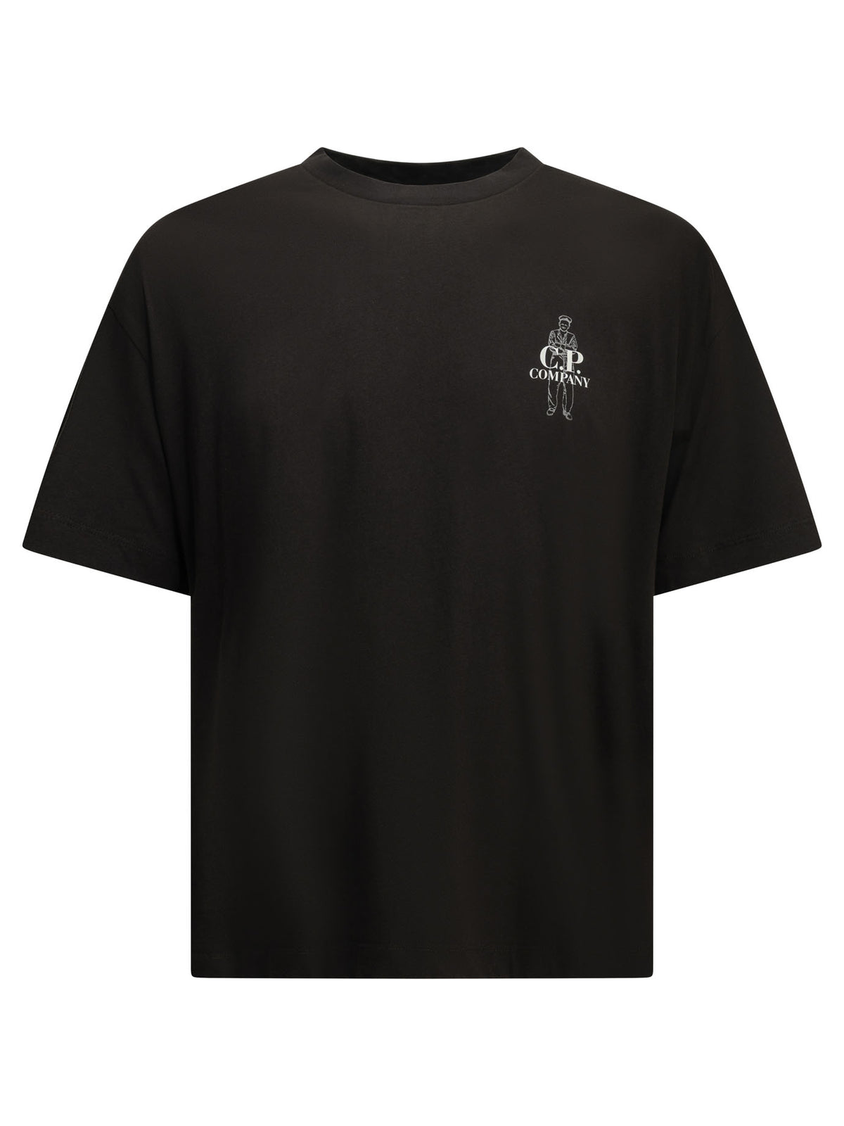 C.P. Company Crewneck T-Shirt With Logo