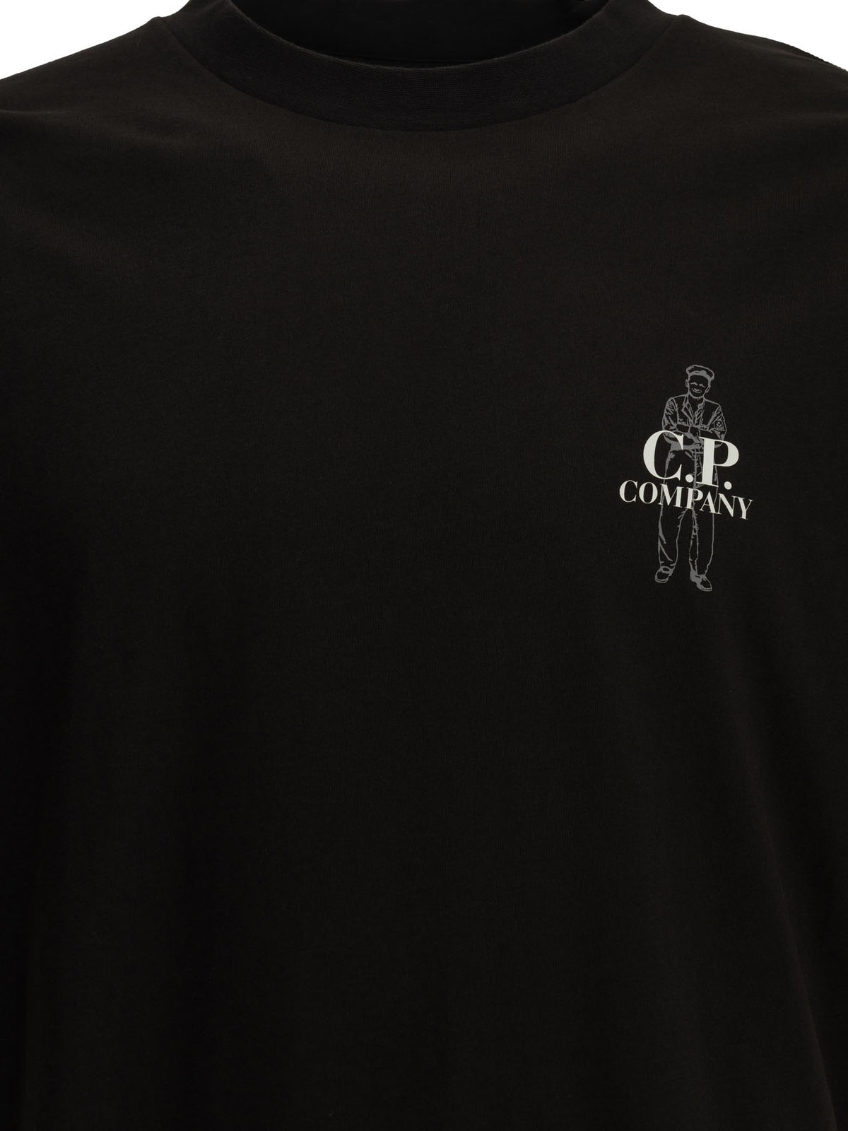 C.P. Company Crewneck T-Shirt With Logo