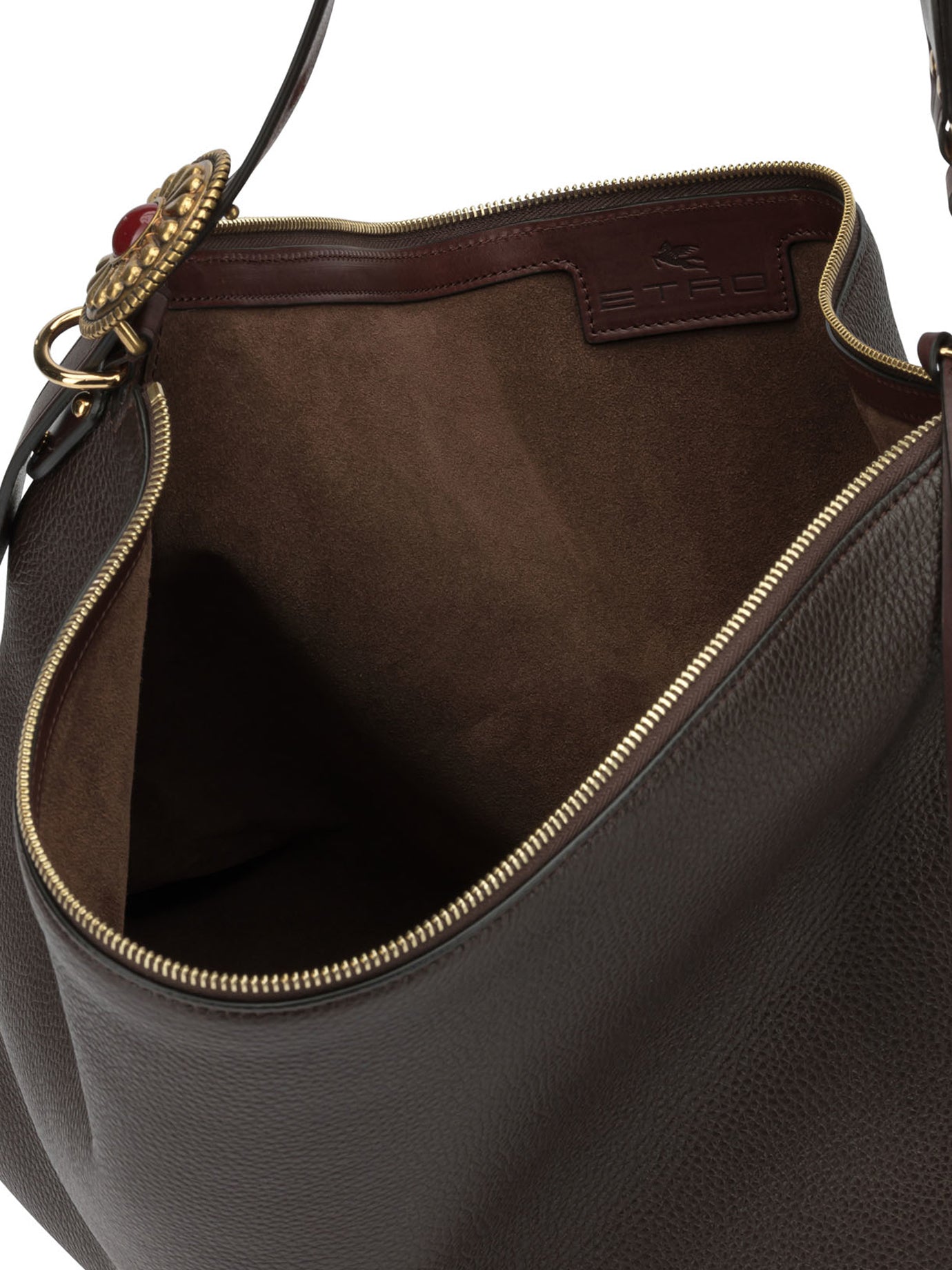 Etro Large Leather Shoulder Bag