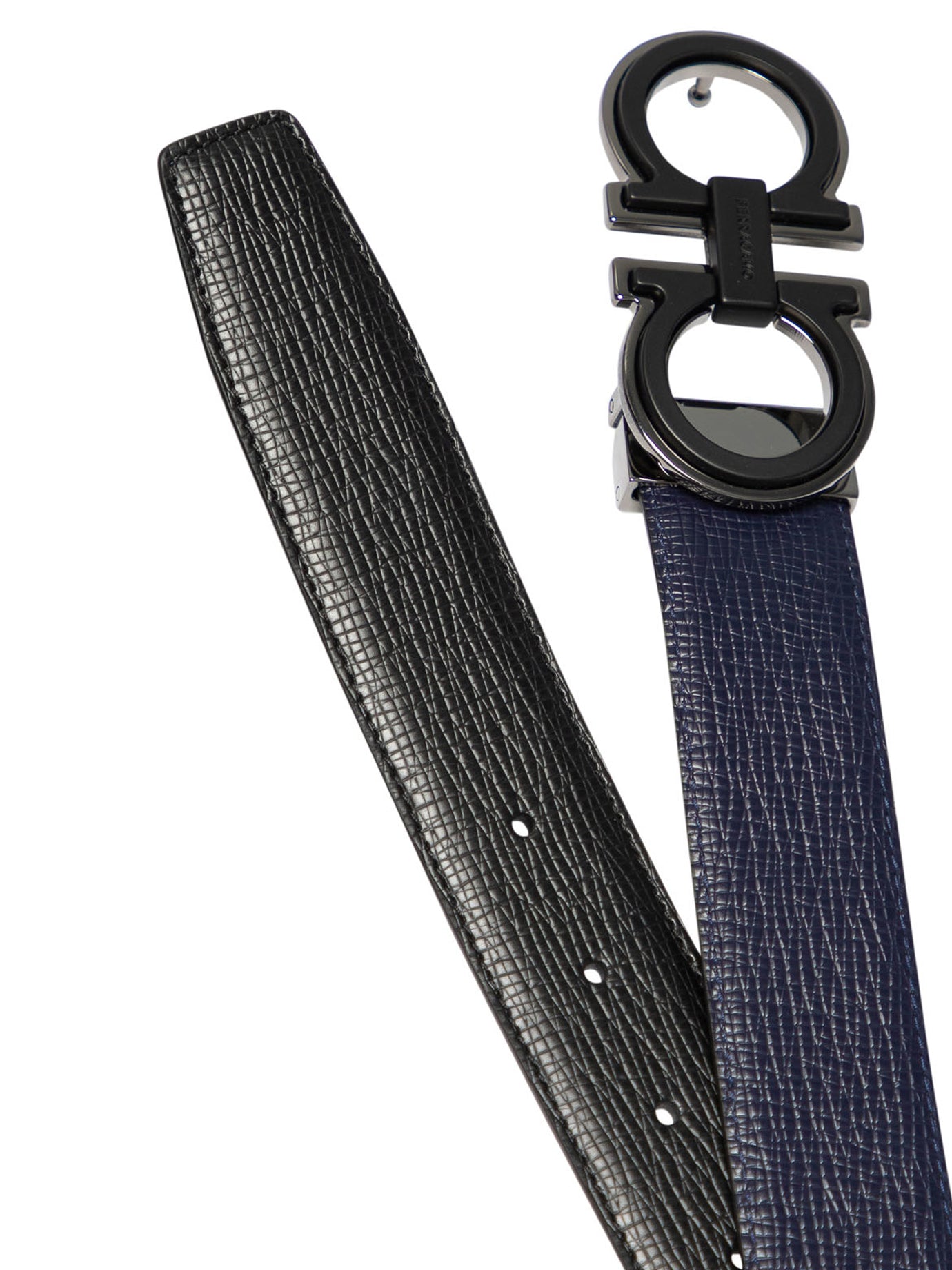 Ferragamo Gancini Leather Belt