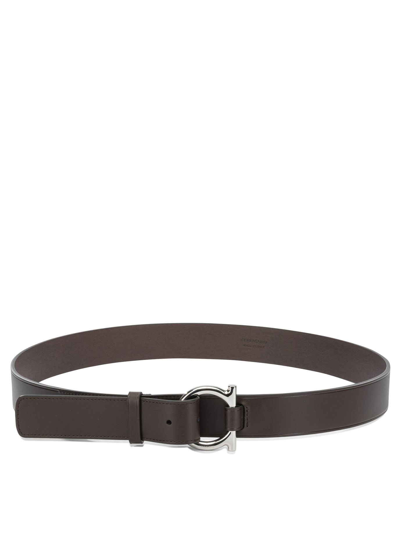 Ferragamo Gancini Leather Belt