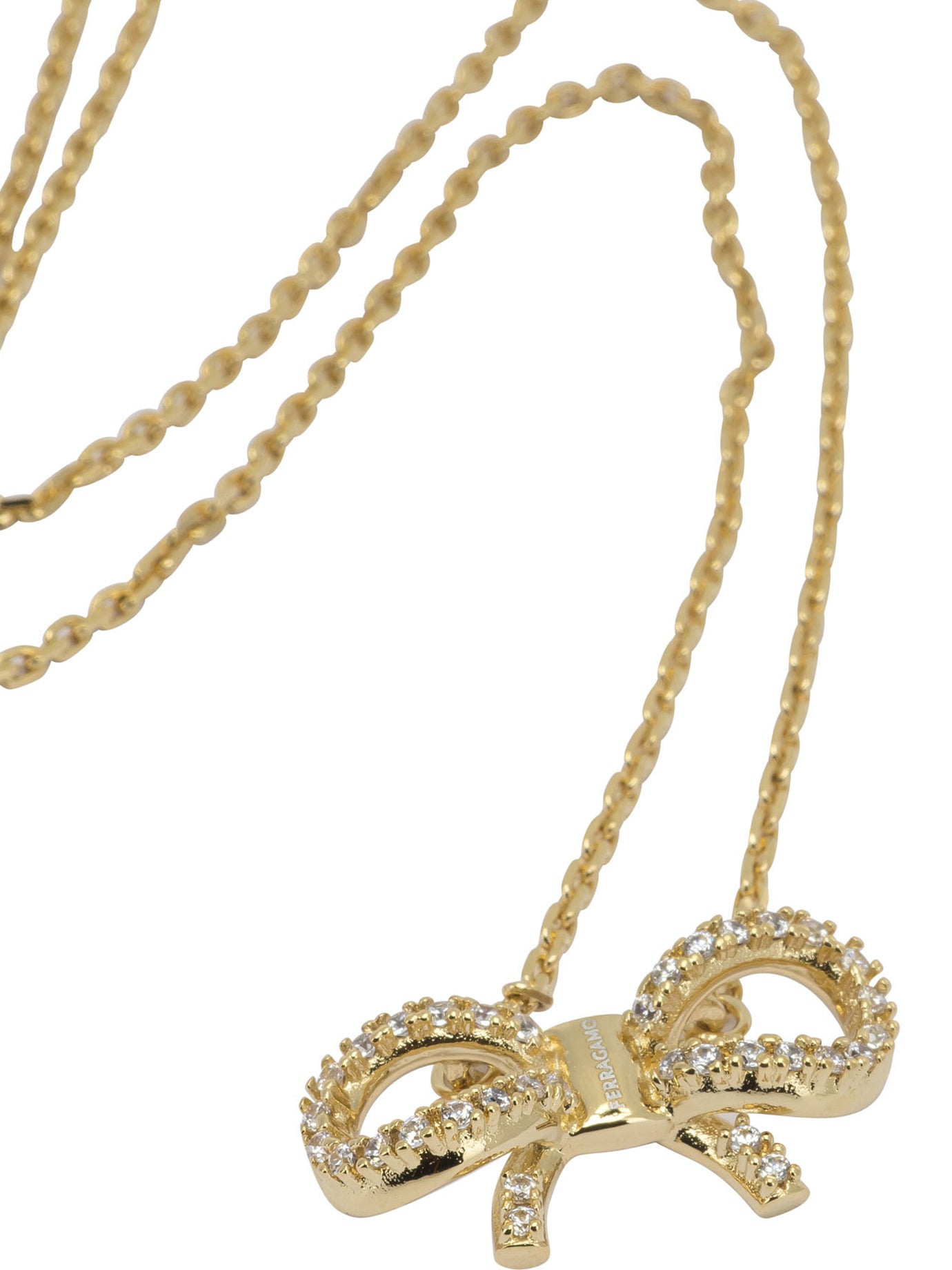 Ferragamo Necklace With Bow Pendant