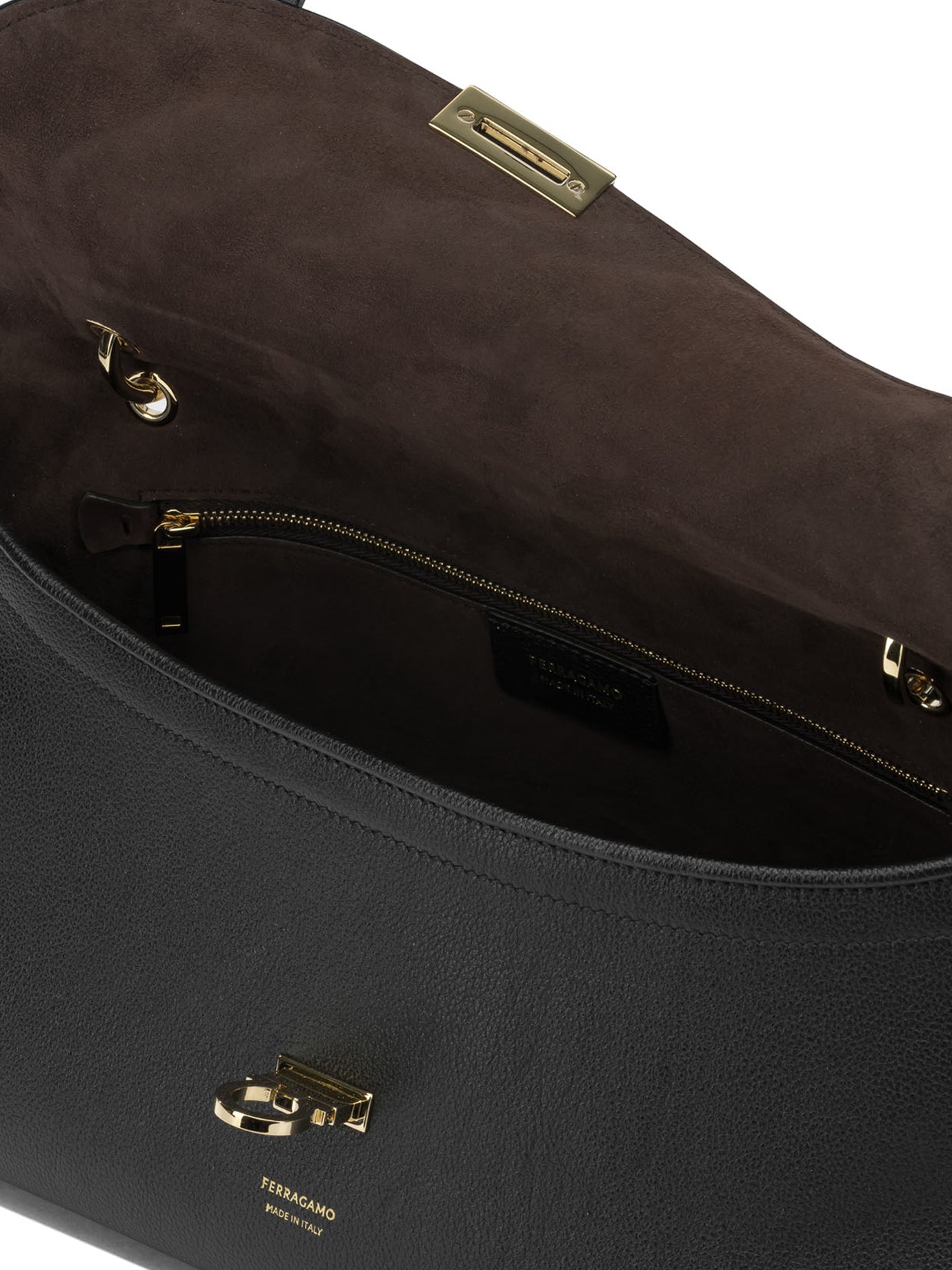 Ferragamo Medium Gancini Shoulder Bag