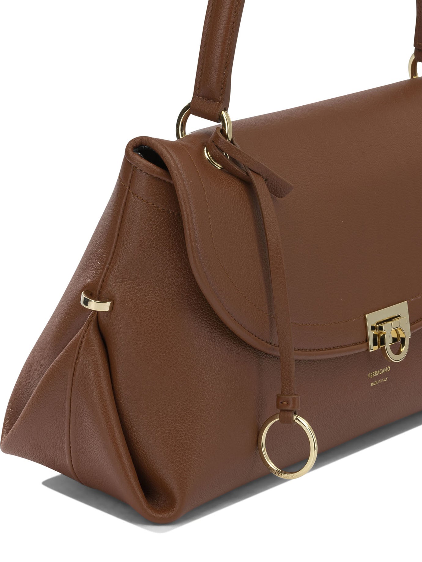 Ferragamo Medium Gancini Shoulder Bag