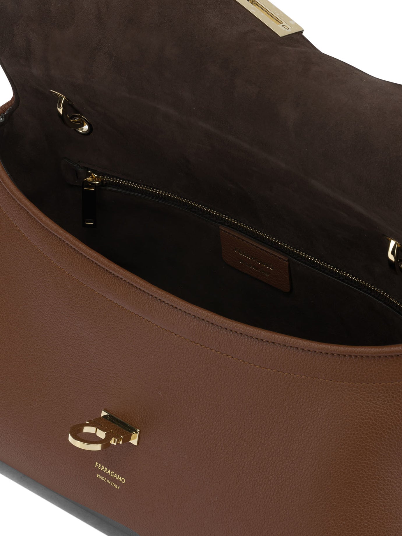 Ferragamo Medium Gancini Shoulder Bag
