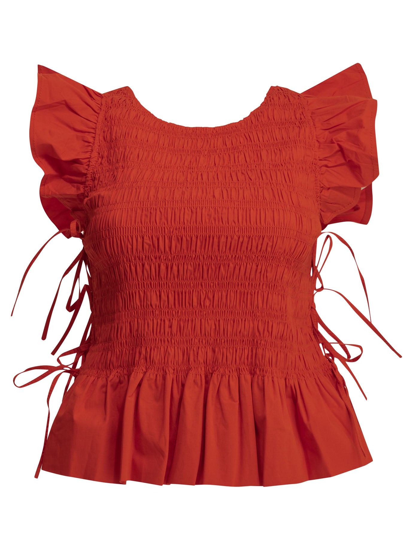 Ganni Casual Pleated Top