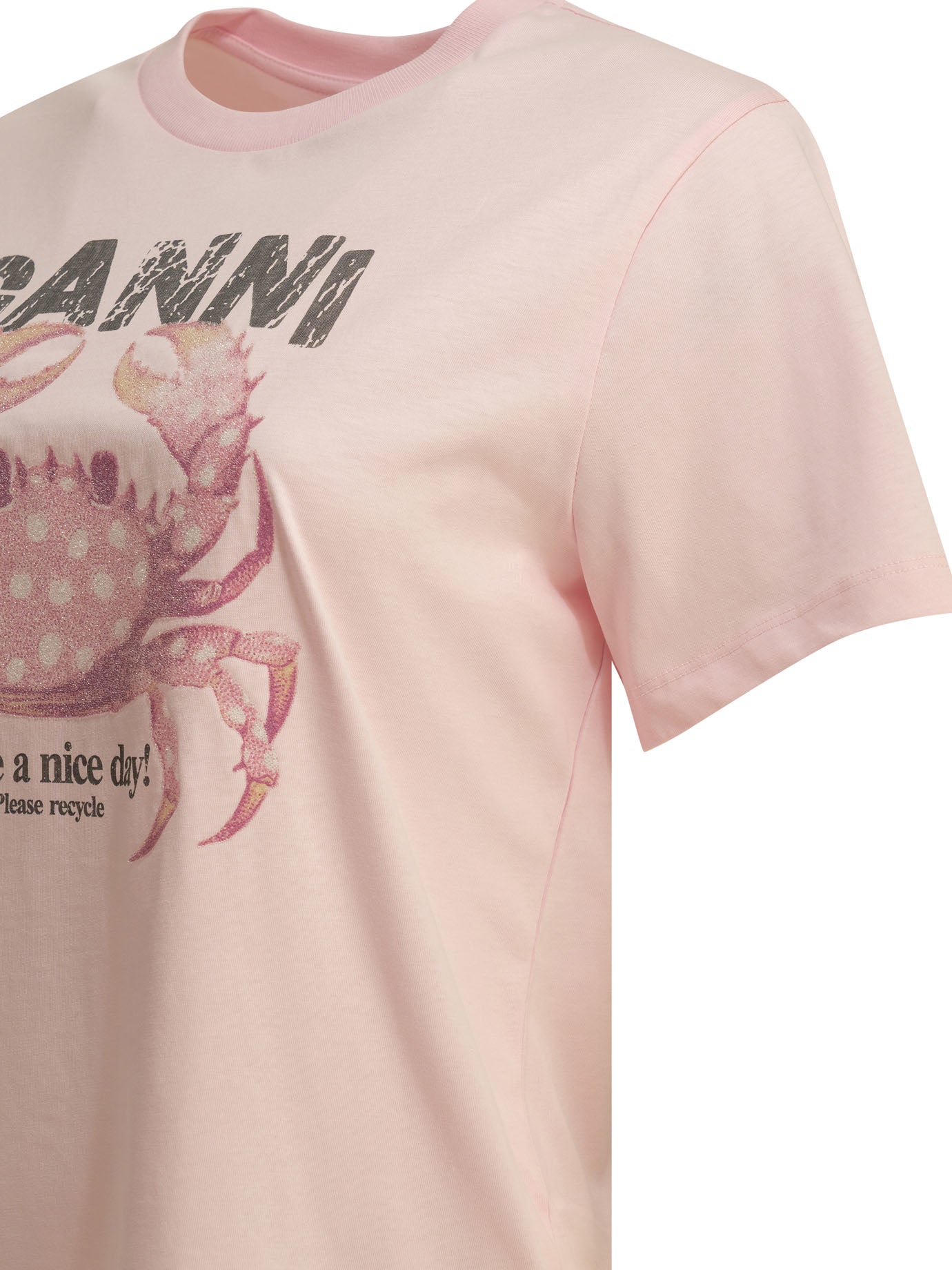 Ganni Crab Crewneck T-Shirt