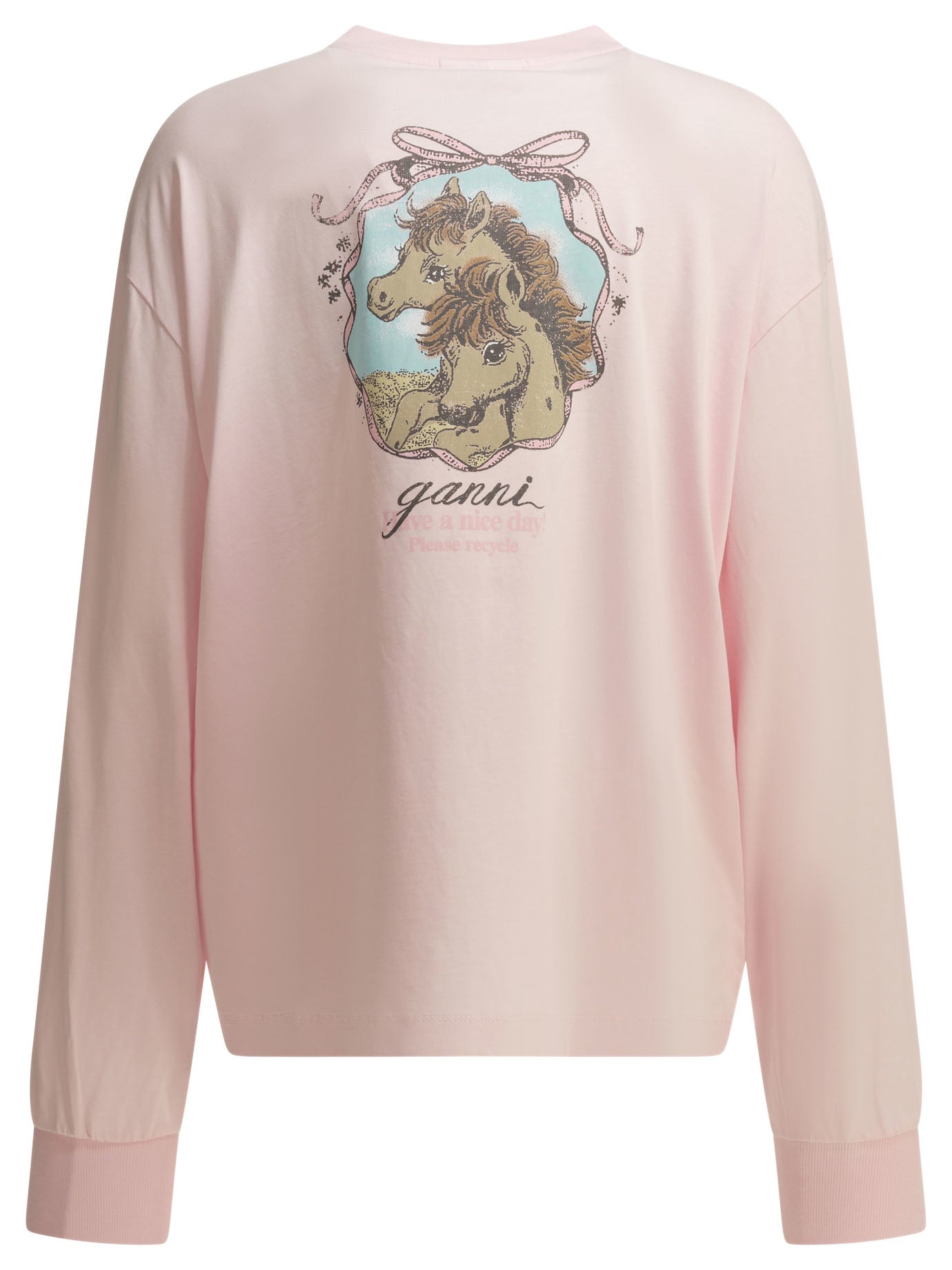 Ganni Future Crew-Neck T-Shirt