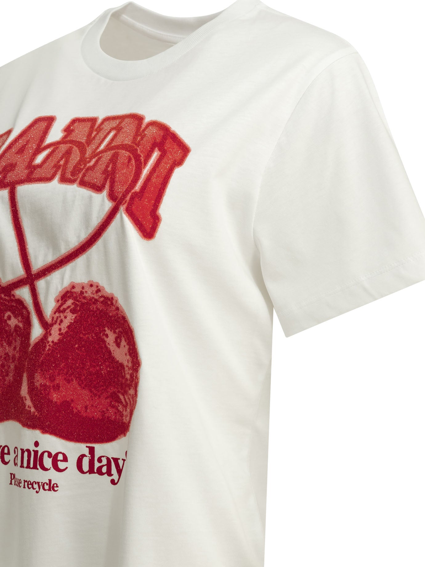 Ganni Cherries Crewneck T-Shirt