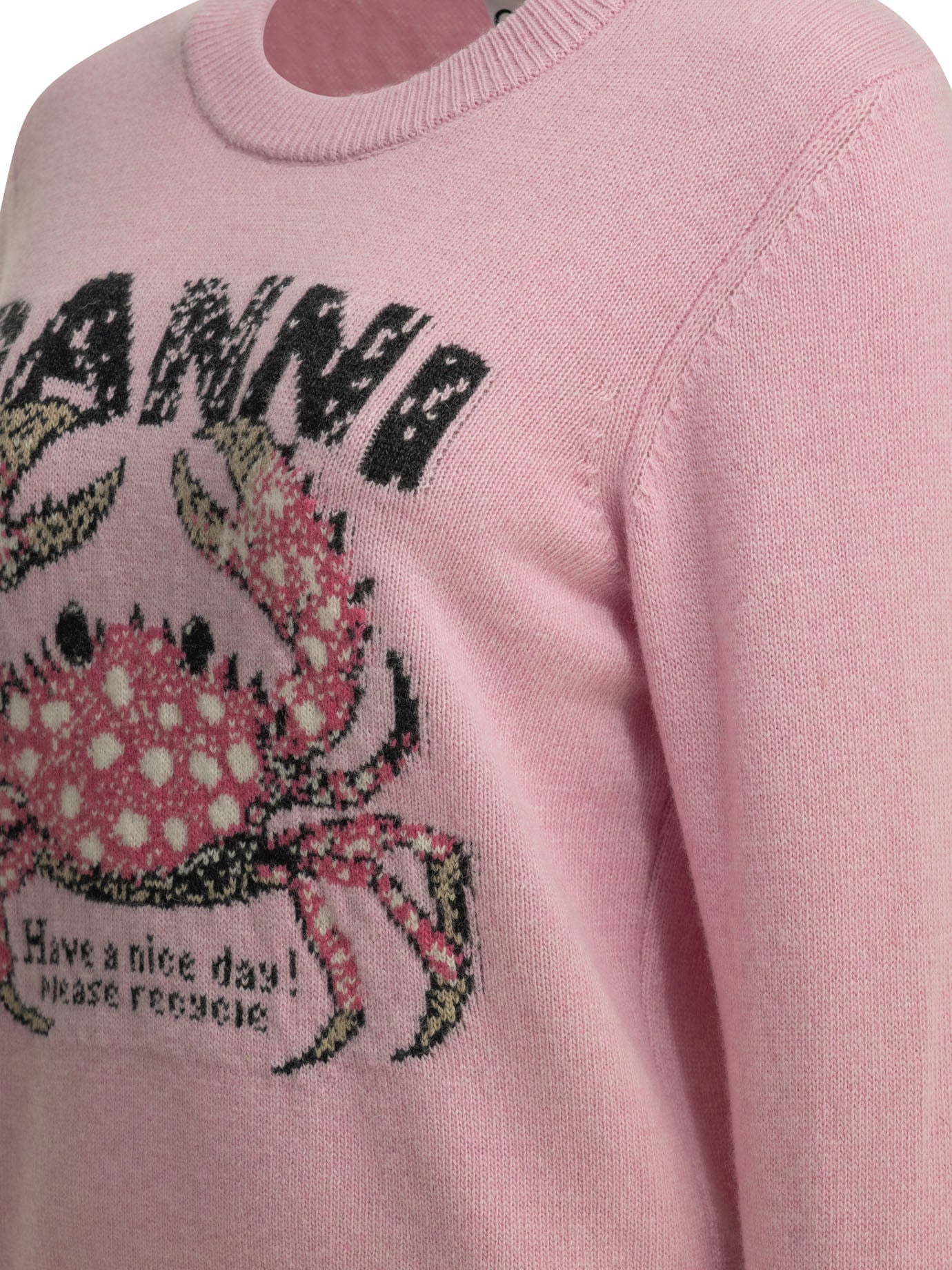 Ganni Crab Crewneck Sweater