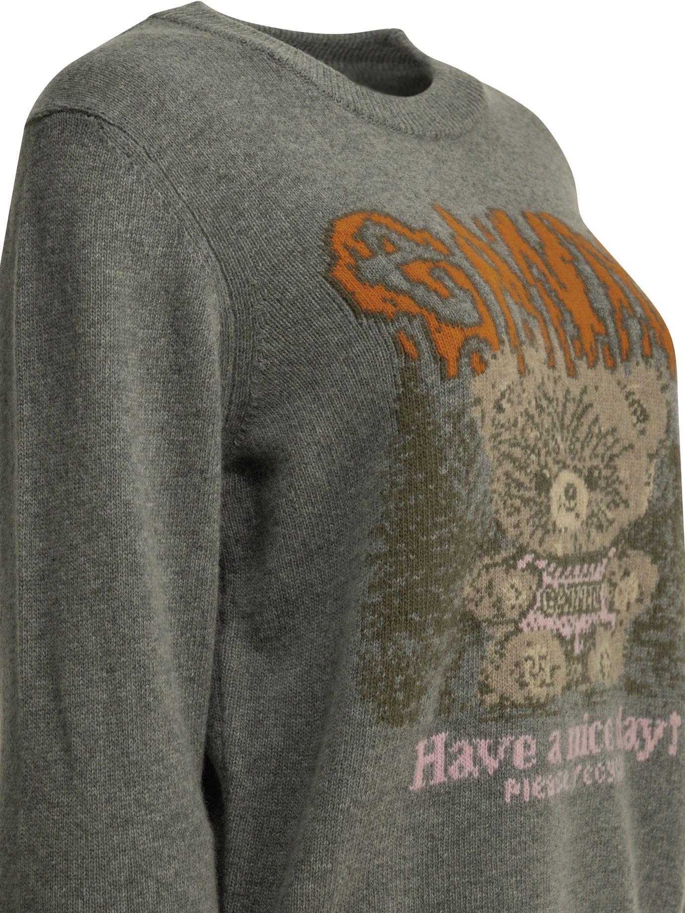 Ganni Teddy Crew-Neck Sweater