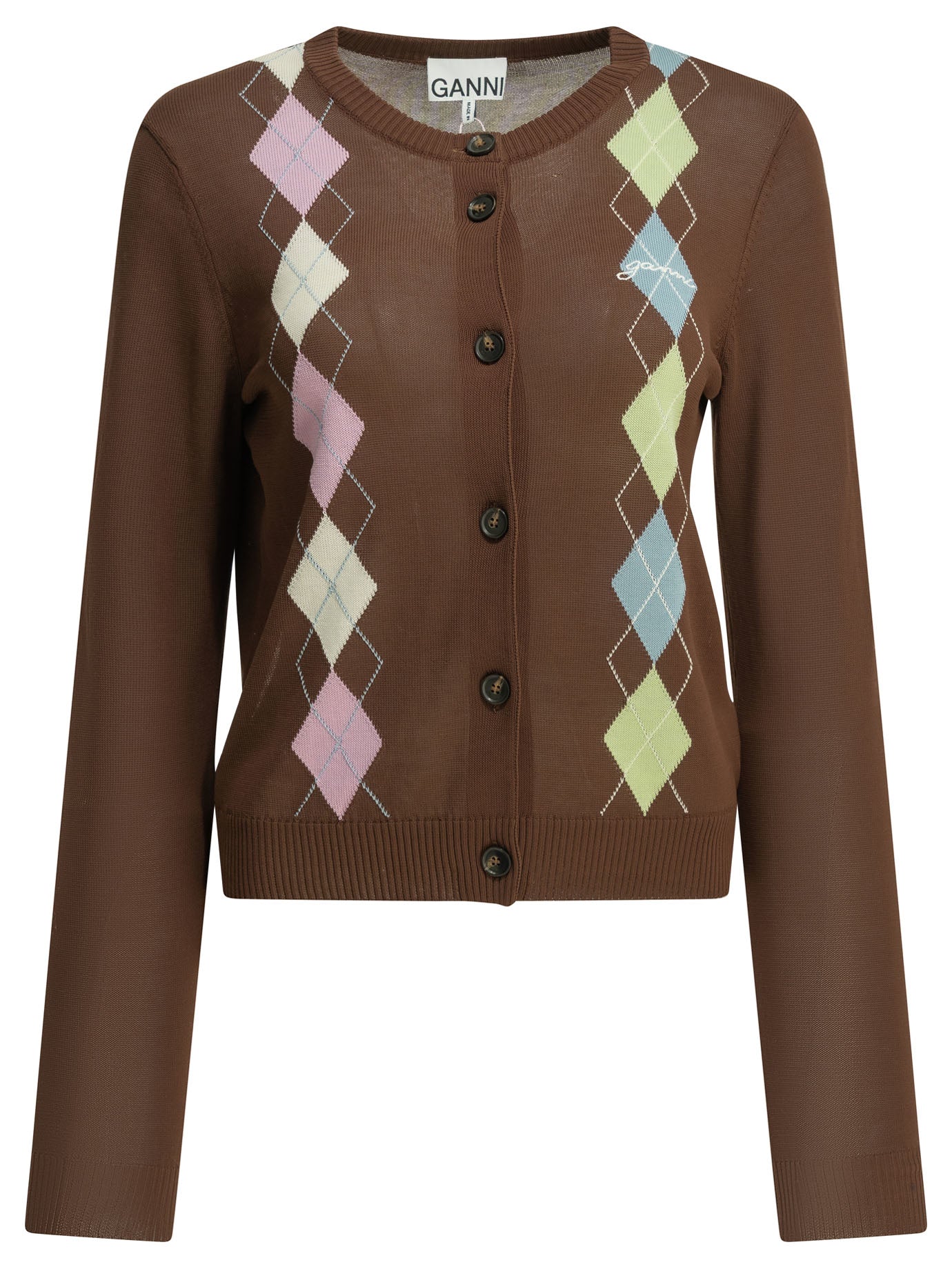 Ganni Argyle Cardigan