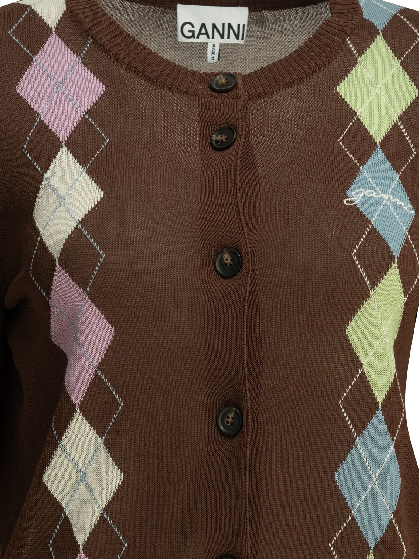Ganni Argyle Cardigan