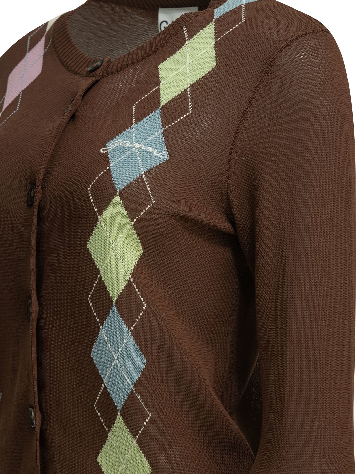Ganni Argyle Cardigan