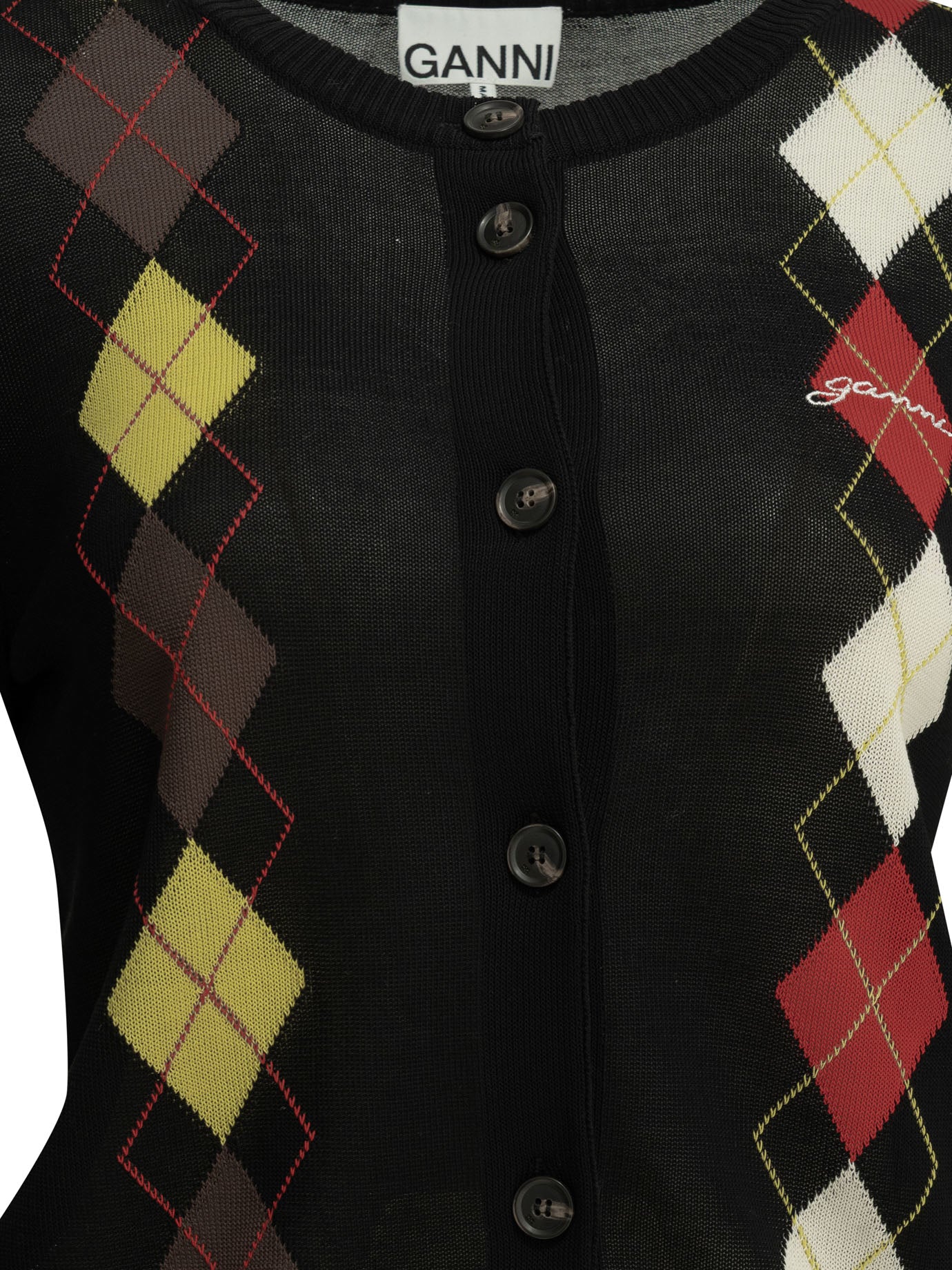 Ganni Argyle Cardigan