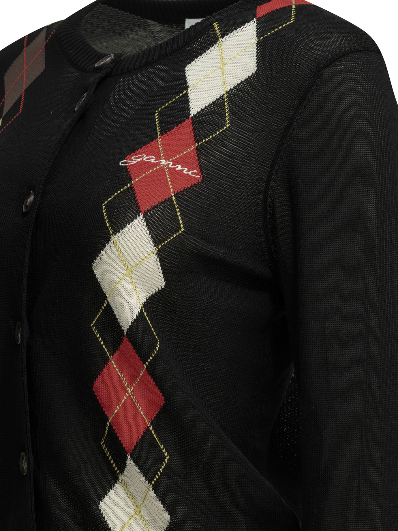 Ganni Argyle Cardigan