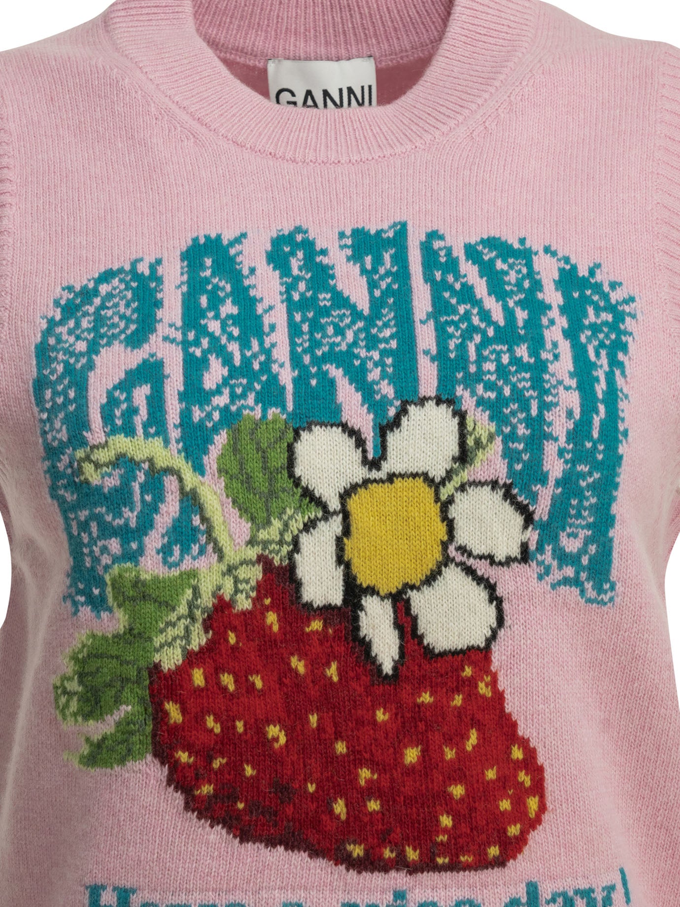 Ganni Strawberry Vest