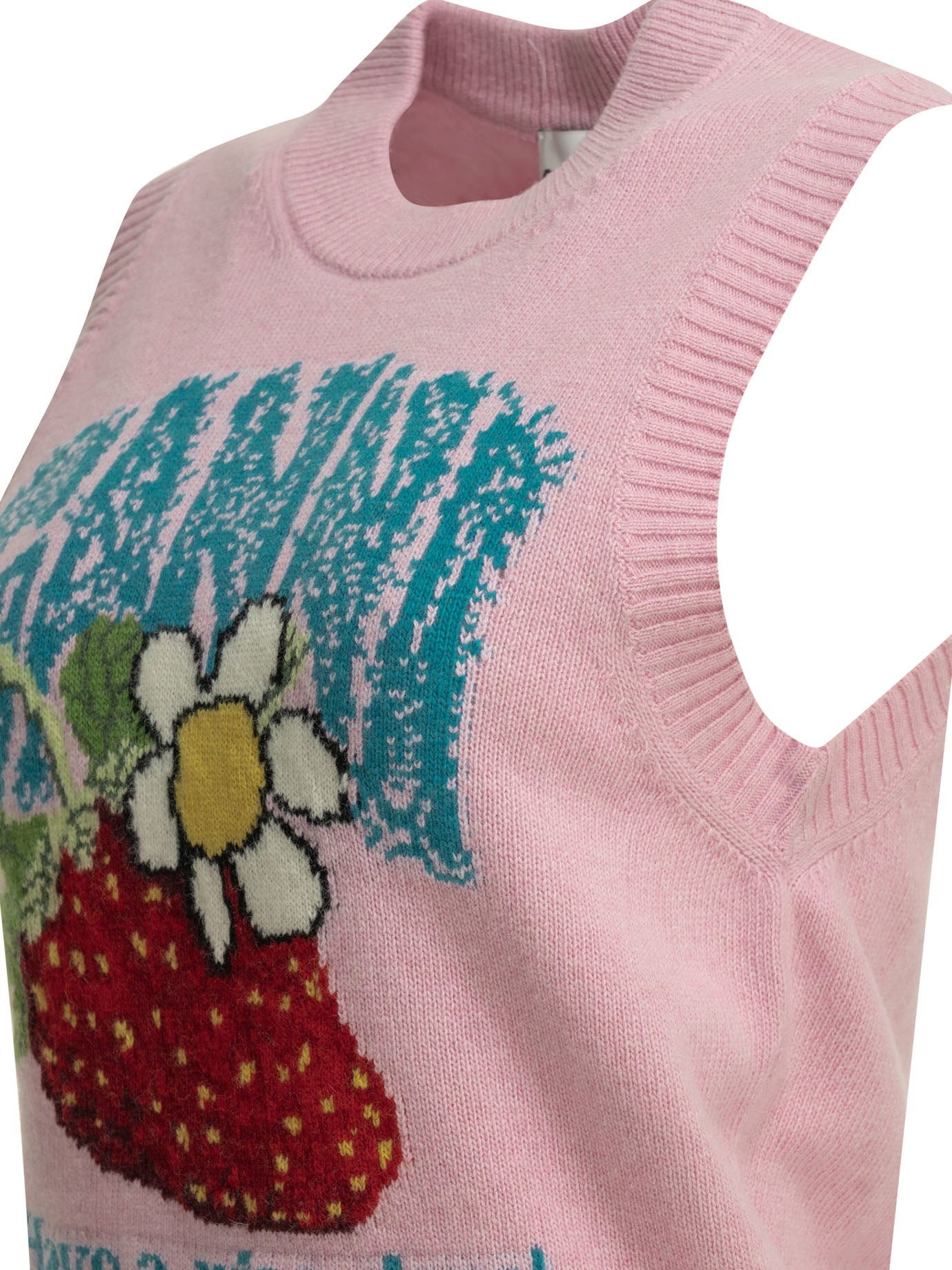 Ganni Strawberry Vest
