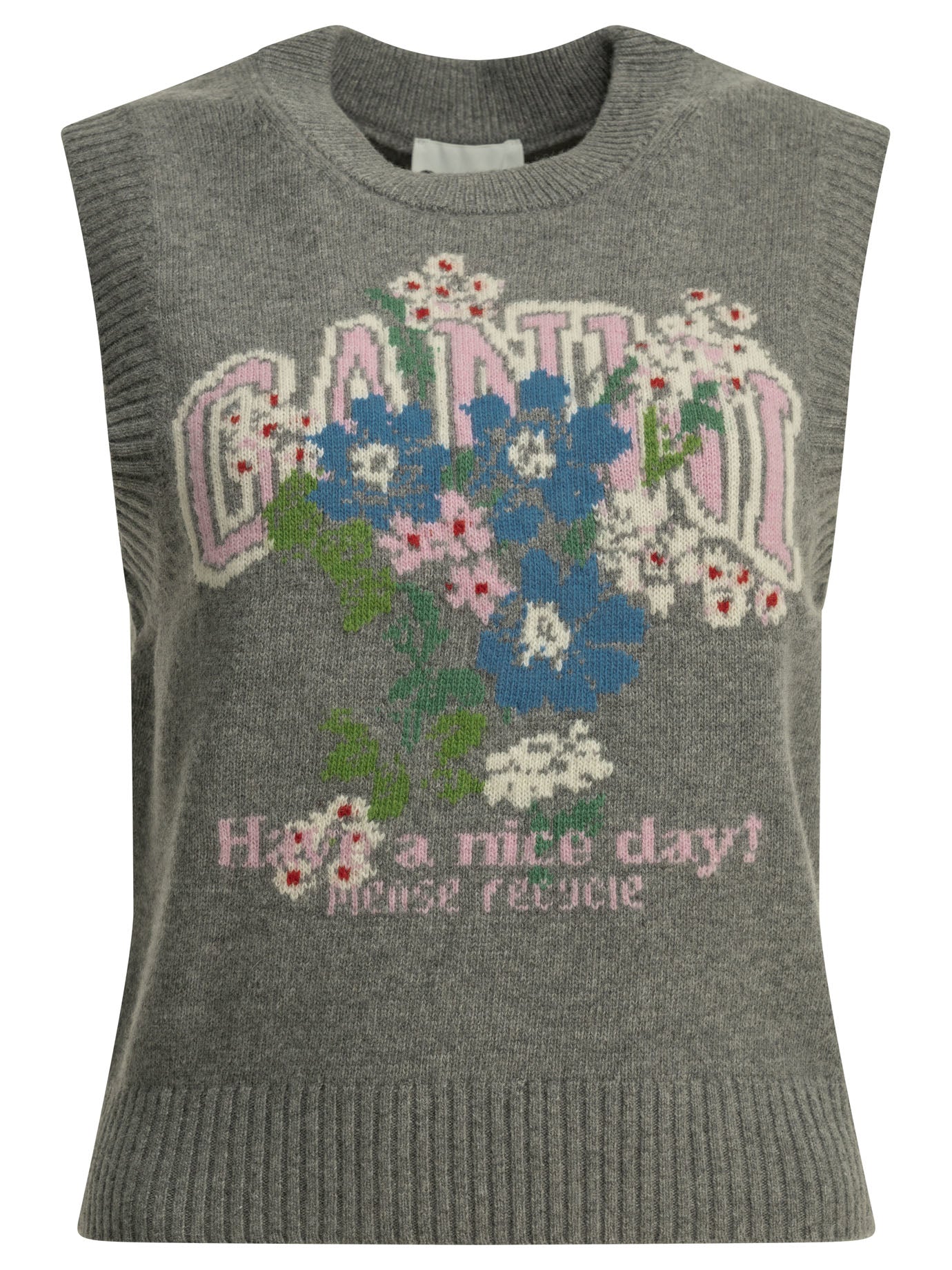 Ganni Flowers Vest