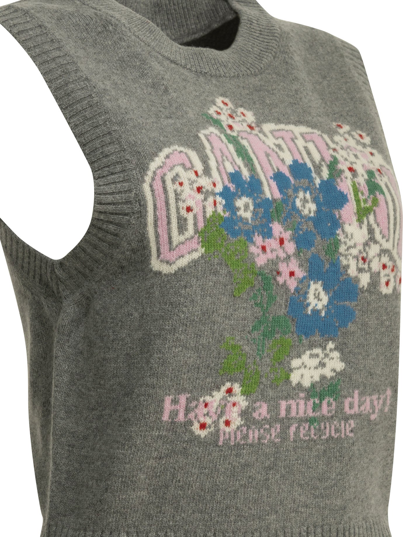 Ganni Flowers Vest