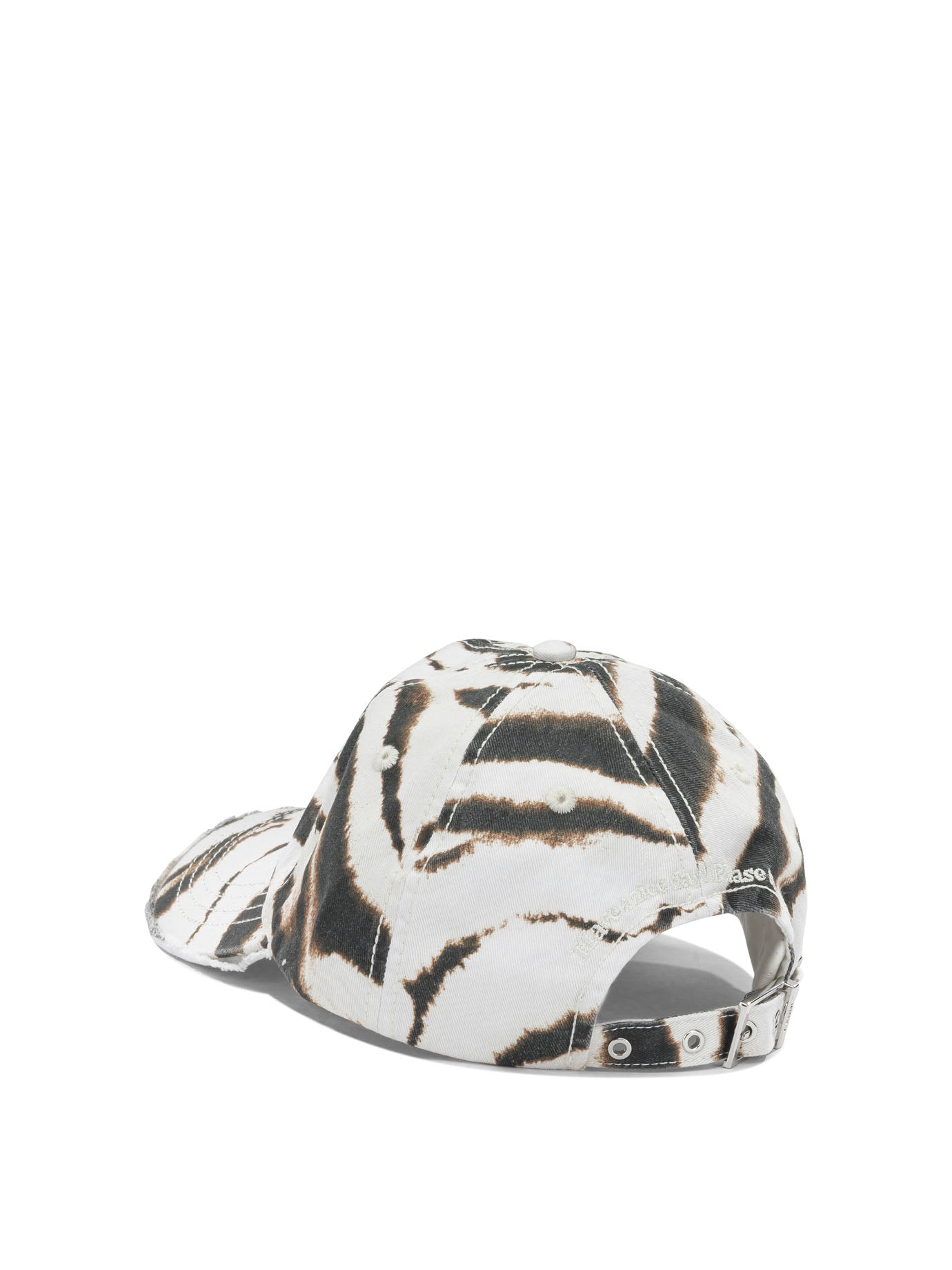 Ganni Zebra Baseball Cap