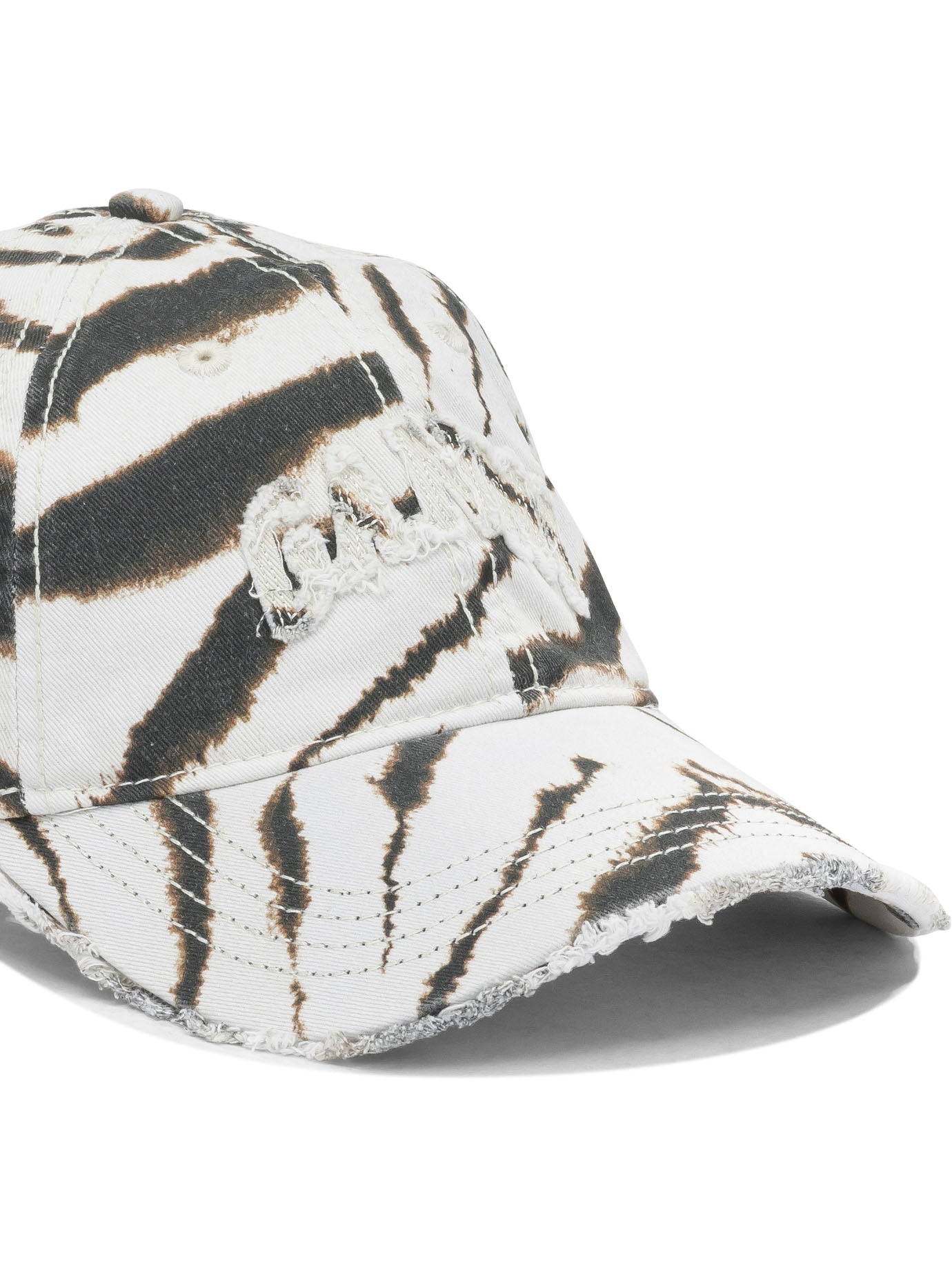 Ganni Zebra Baseball Cap