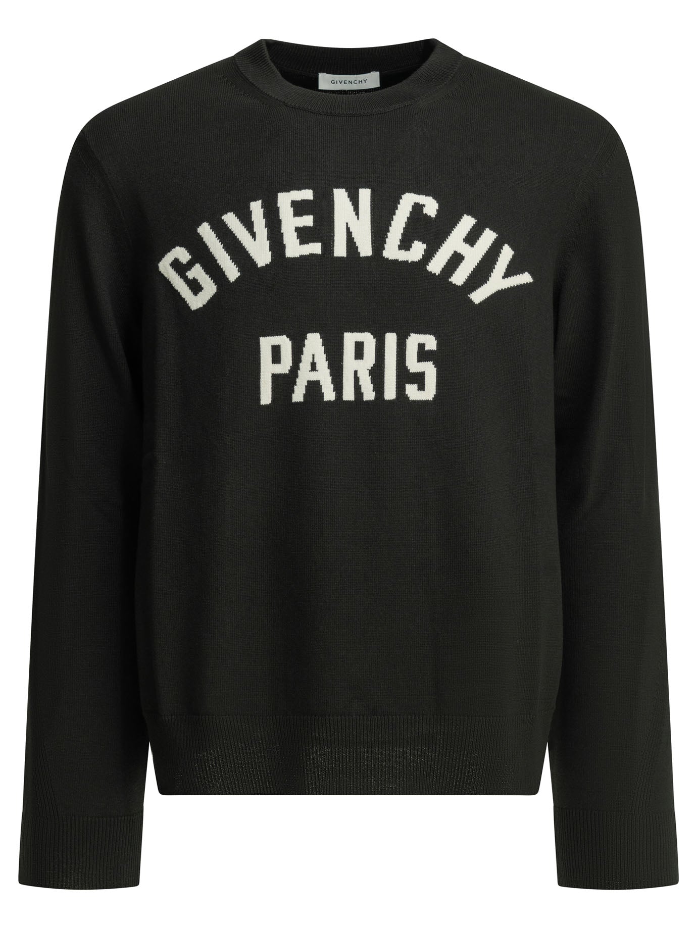 Givenchy Couture Seam Crew-Neck Sweater