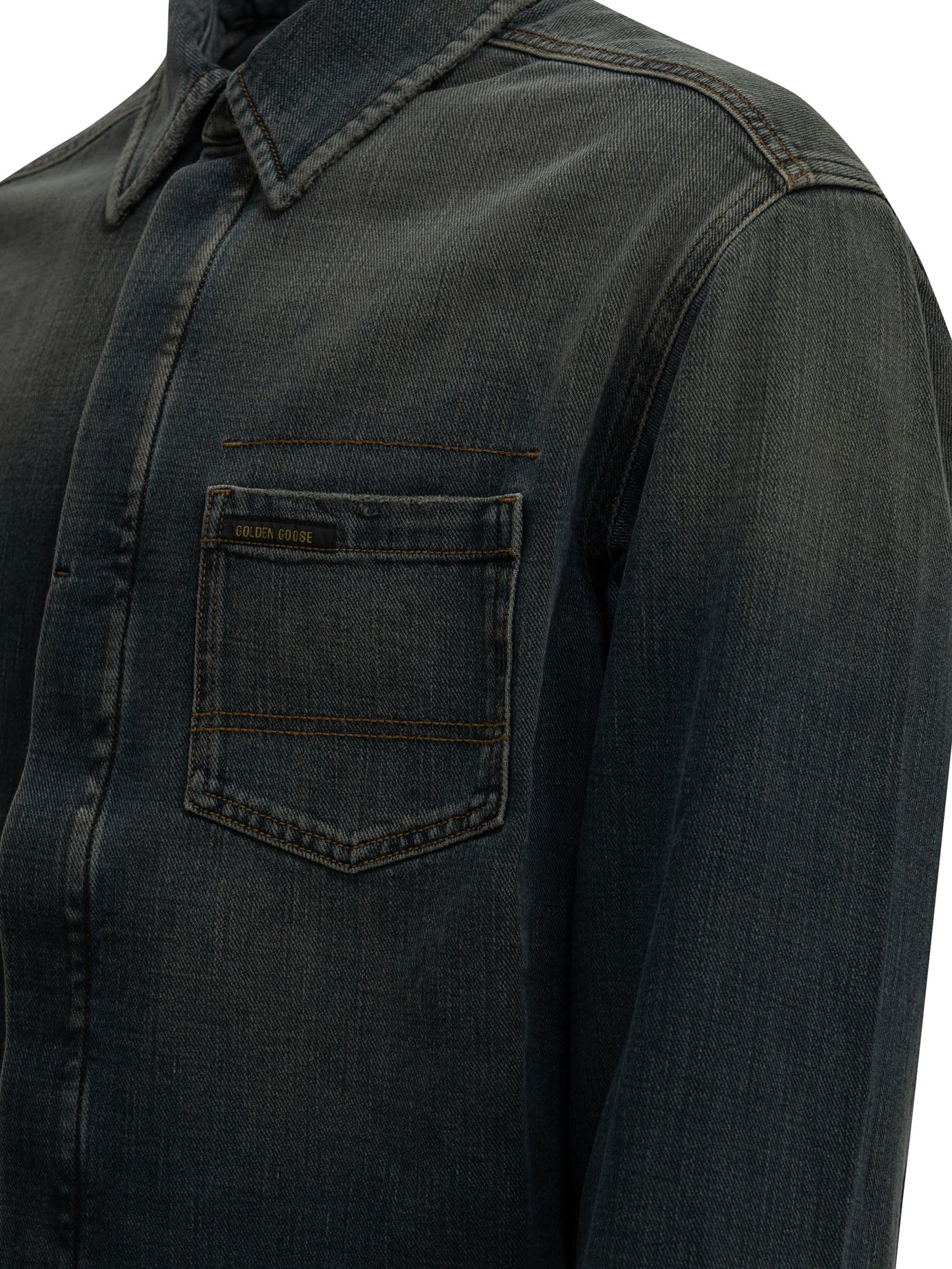 Golden Goose Casual Denim Shirt