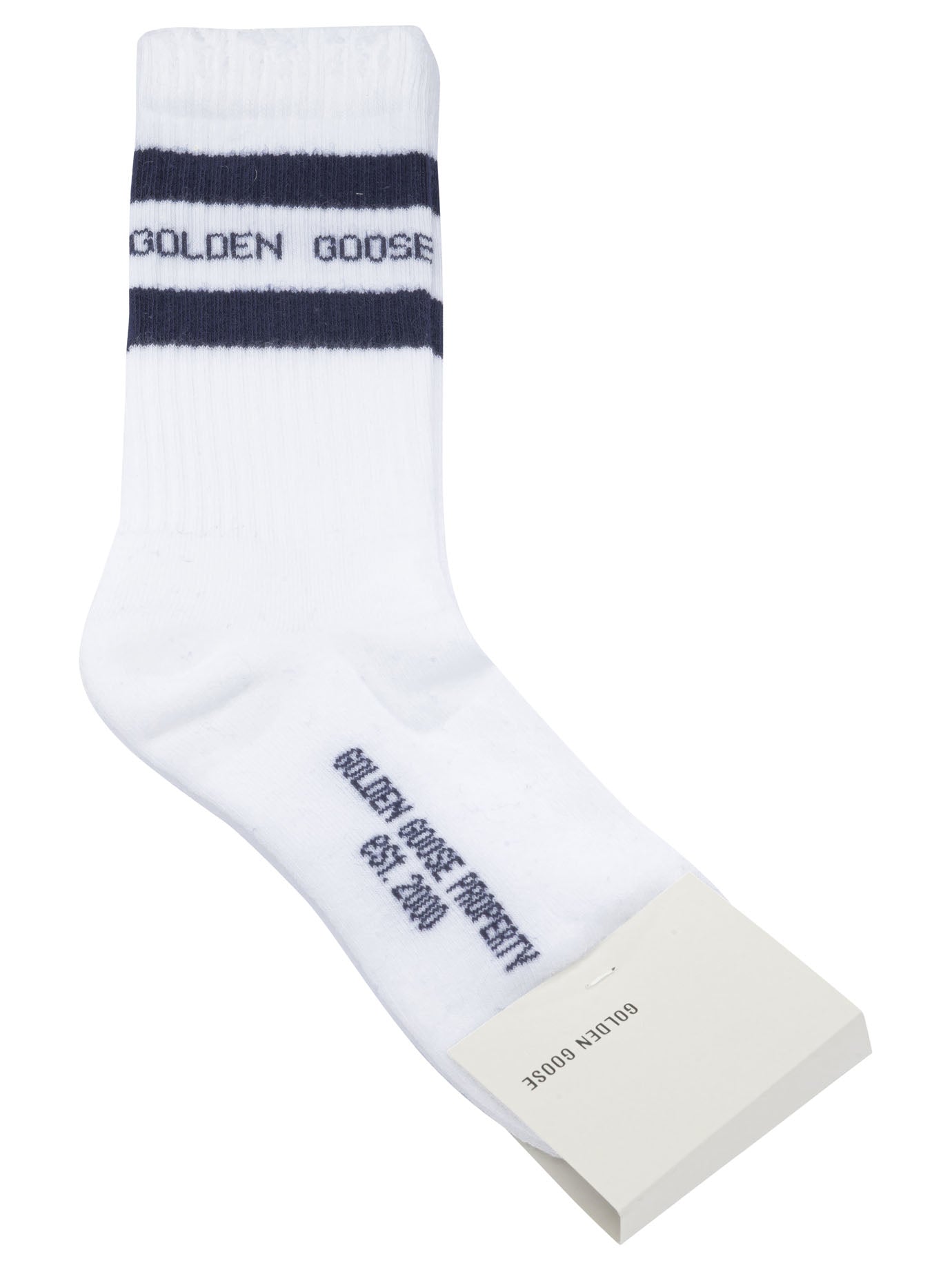Golden Goose Distressed Sports Socks