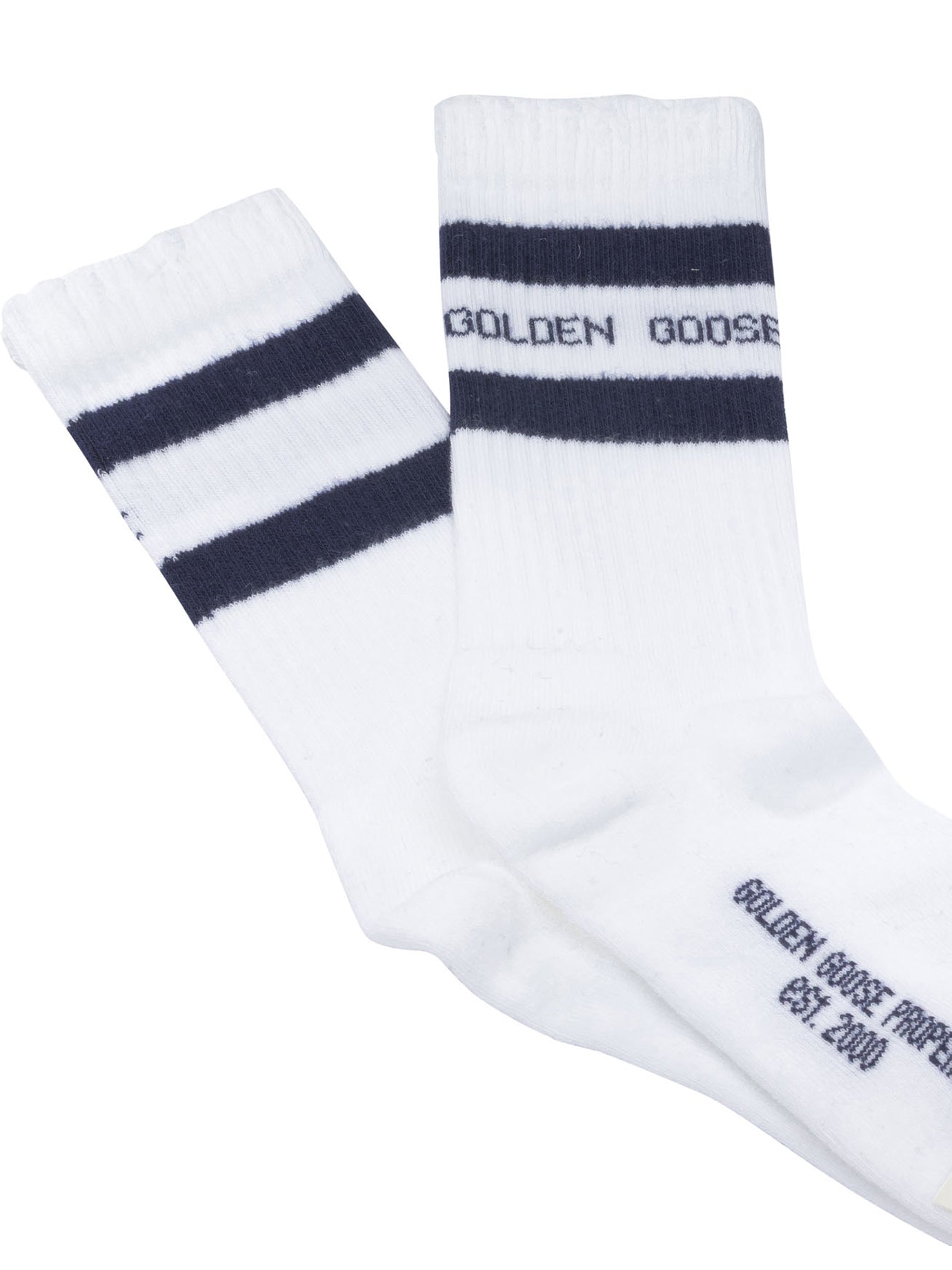 Golden Goose Distressed Sports Socks