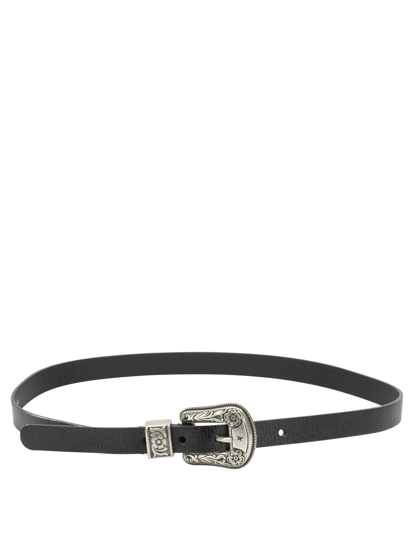 Golden Goose Hip Lace Leather Belt